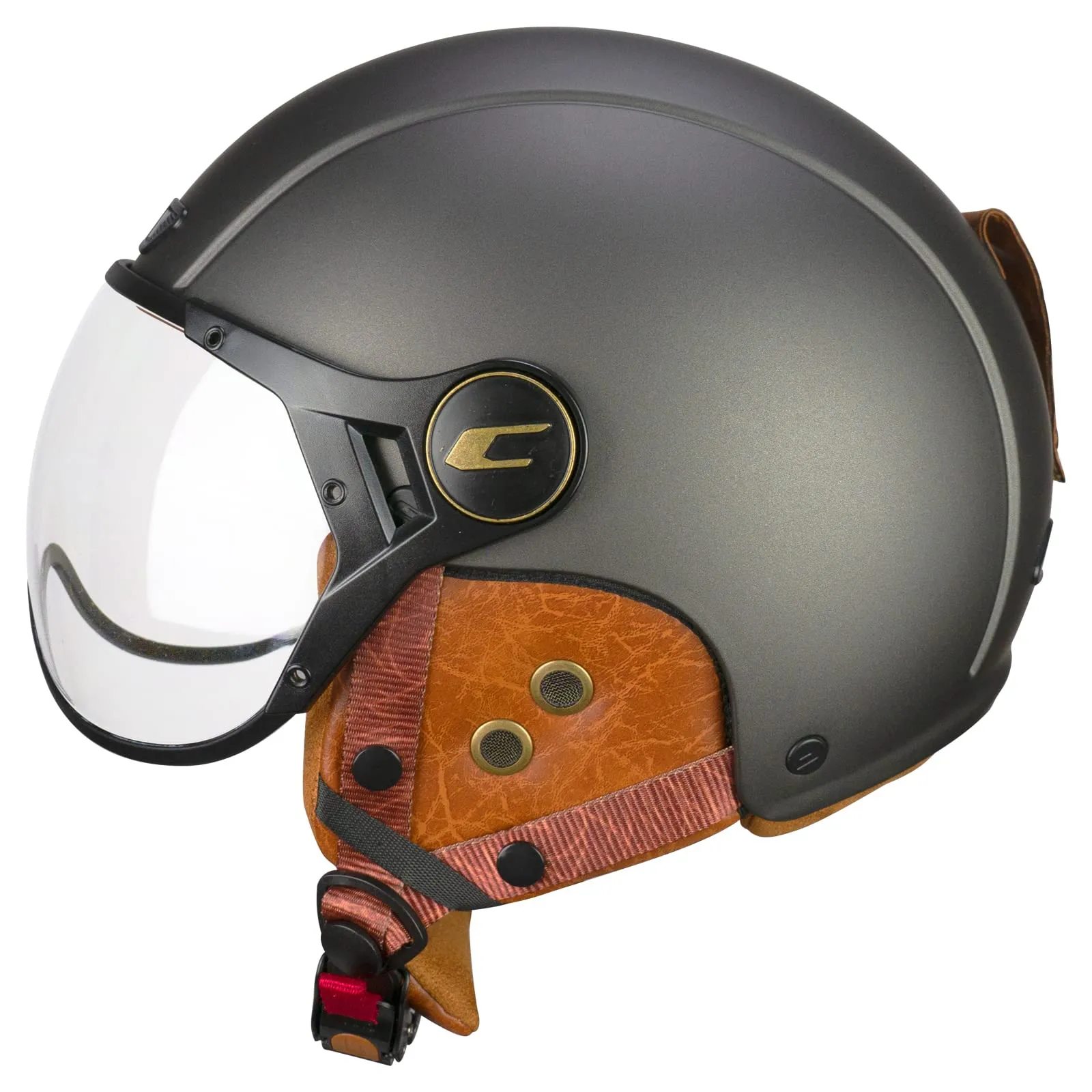 CGM 801V EBI Vintage Casco Bici, sci, E-bike, Grafite satinato, XXL (61cm) - immagine 4