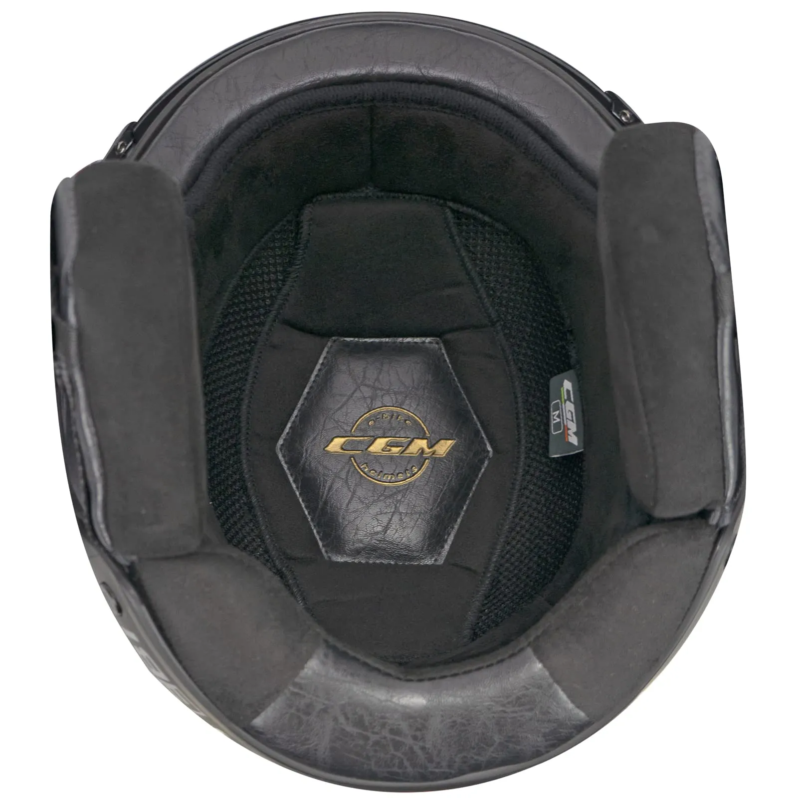 CGM 801G EBI GOLD Casco Bici, sci, E-bike, Nero Oro perlato, M (57-58cm) - immagine 6