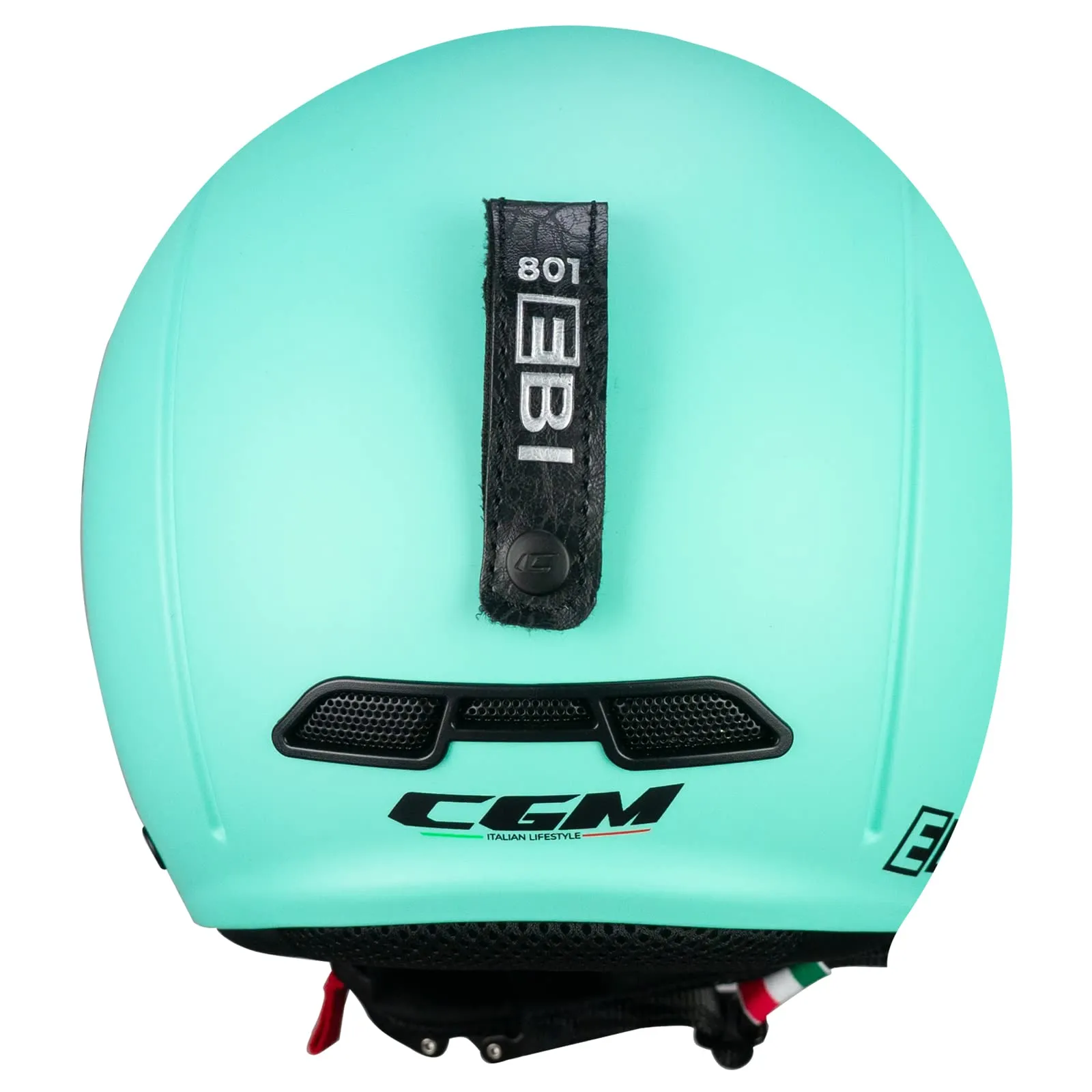 CGM 801A EBI MONO Casco Bici, Sci, E-bike, Celeste opaco, XXL (61cm) - immagine 2