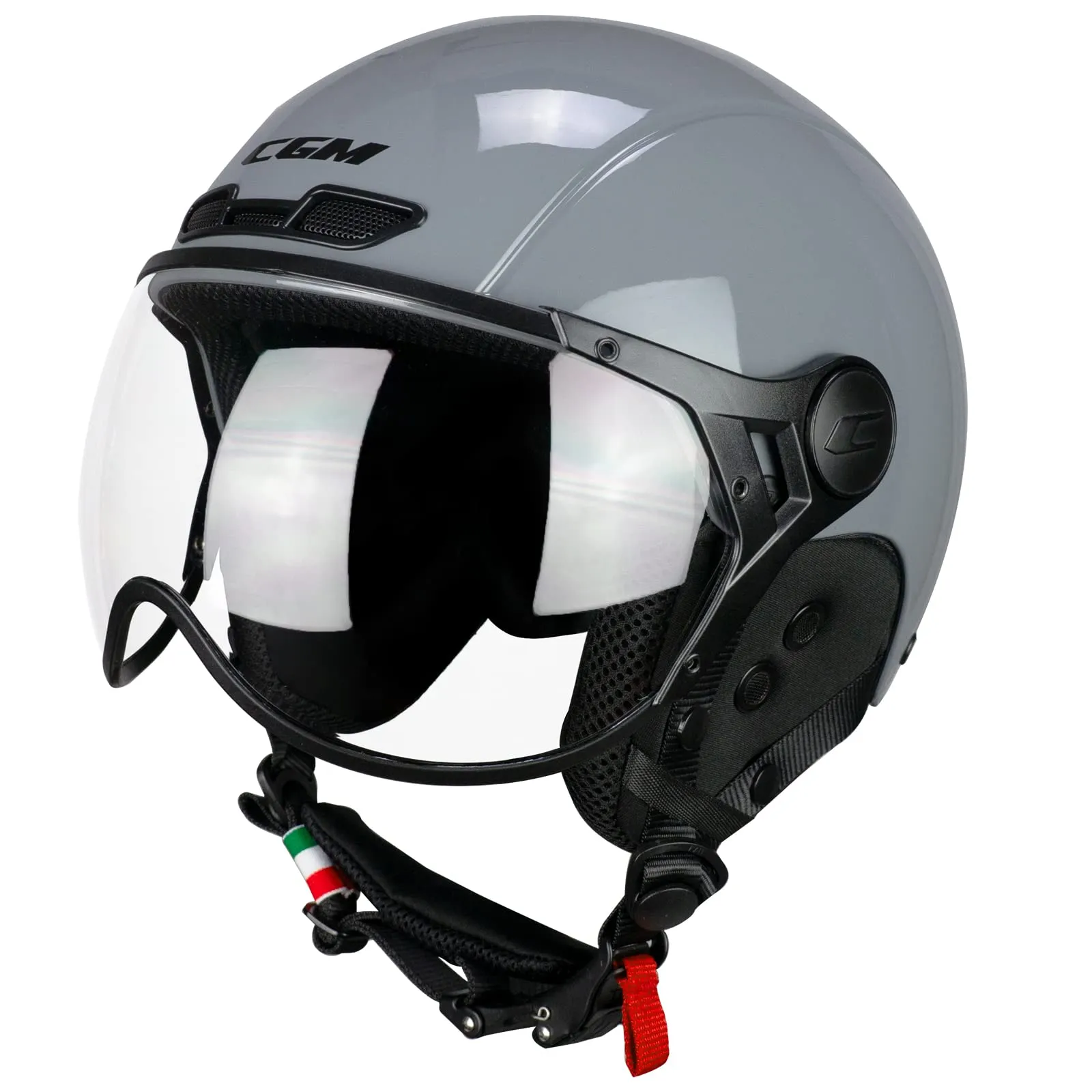 CGM 801A EBI MONO Casco Bici, Sci, E-bike, Grigio, M (57-58cm) - immagine 2