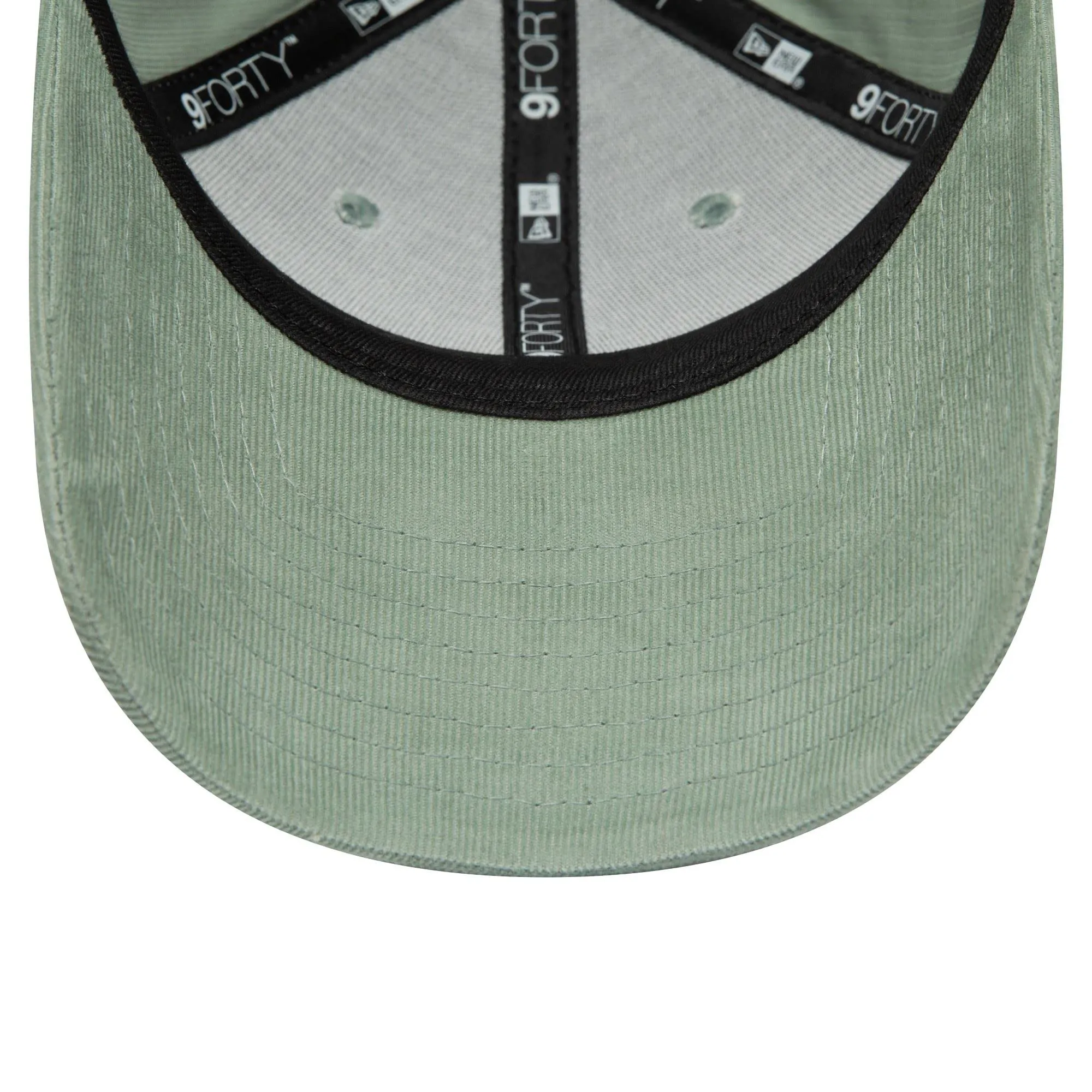 New Era New York Yankees MLB 9Forty Damen Cord Baseball Cap Grün - One Size - immagine 5