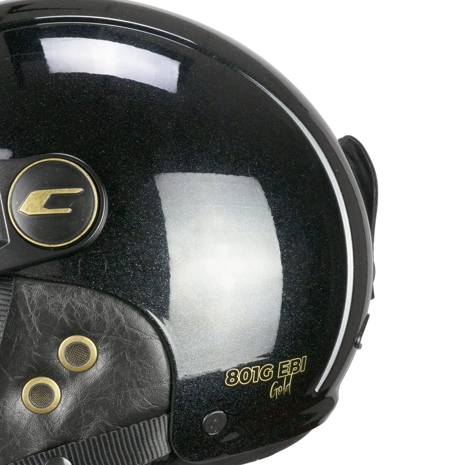 CGM 801G EBI GOLD Casco Bici, Sci, E-bike, Nero Oro Perlato, S (55-56cm) - immagine 7