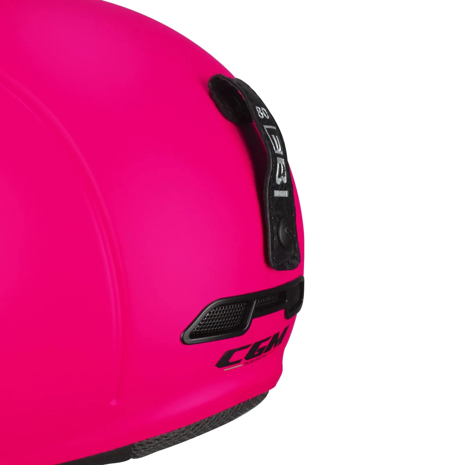CGM Casco Bici, Sci, E-bike 801A EBI MONO, Rosa fluo opaco, XXS (51-52cm) - immagine 4