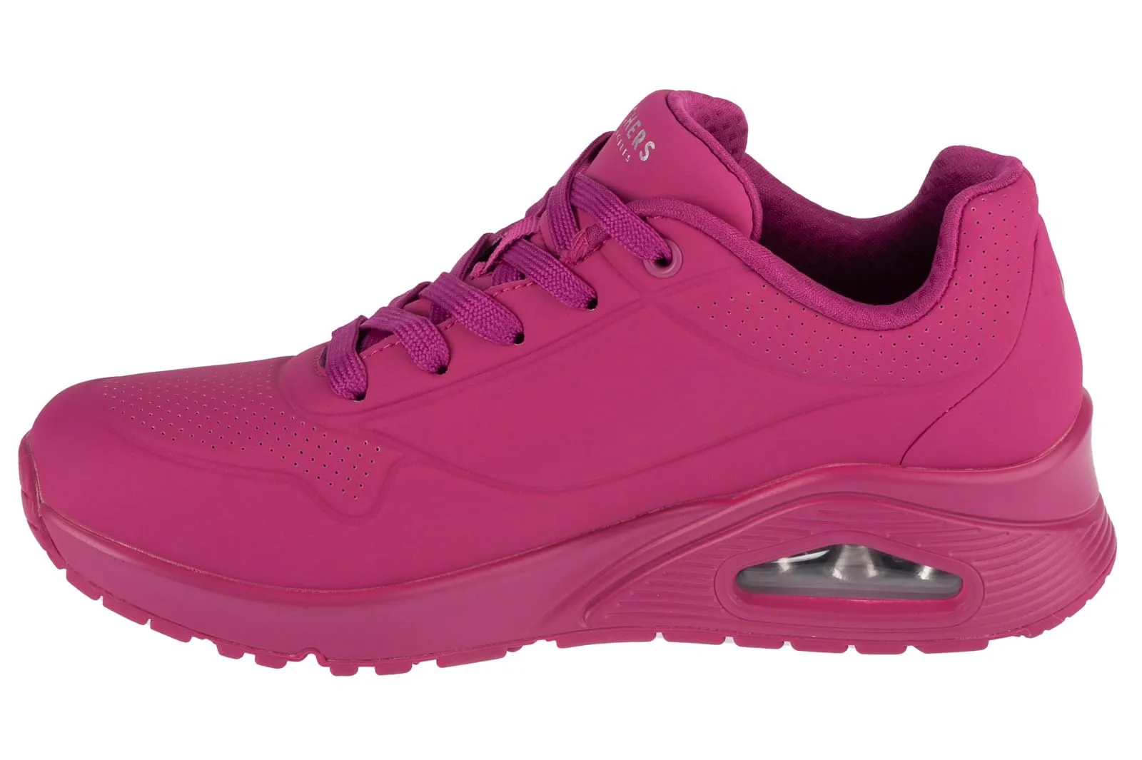 Skechers Uno Stand On Air Scarpe da ginnastica Donna, Magenta Durabuck Mesh, 36.5 EU - immagine 3