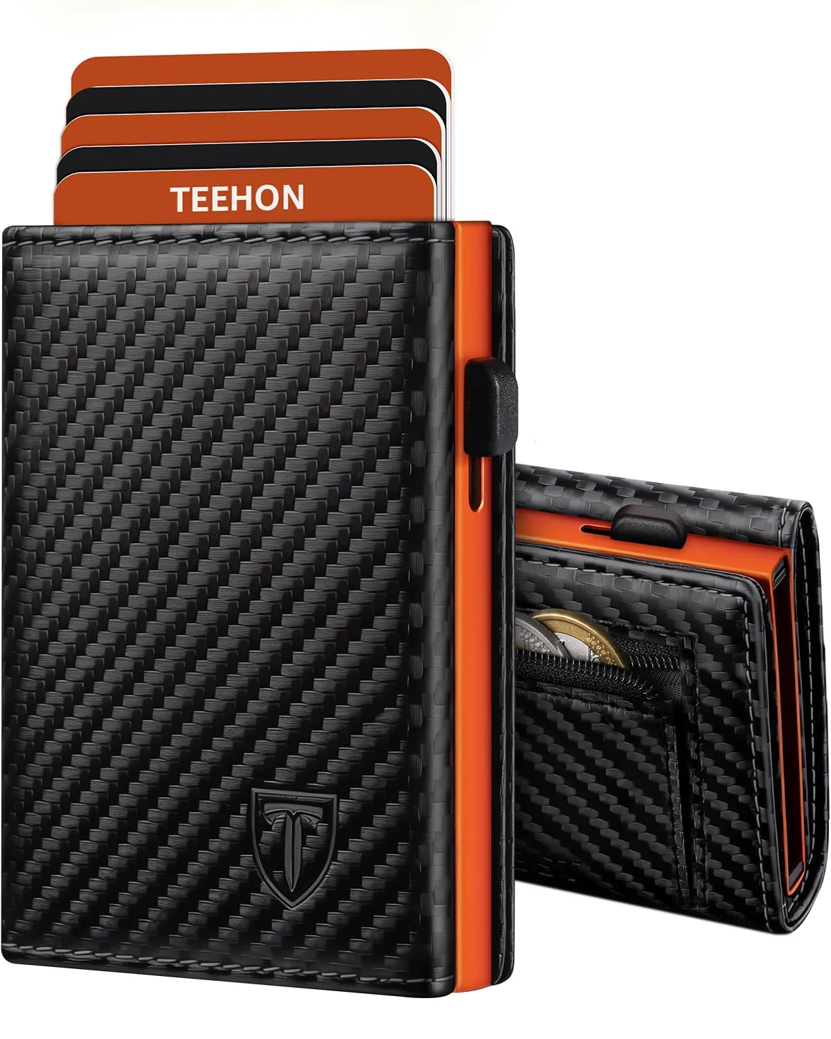 TEEHON Portafoglio Uomo Porta Carte di Credito con Protezione RFID - immagine 1