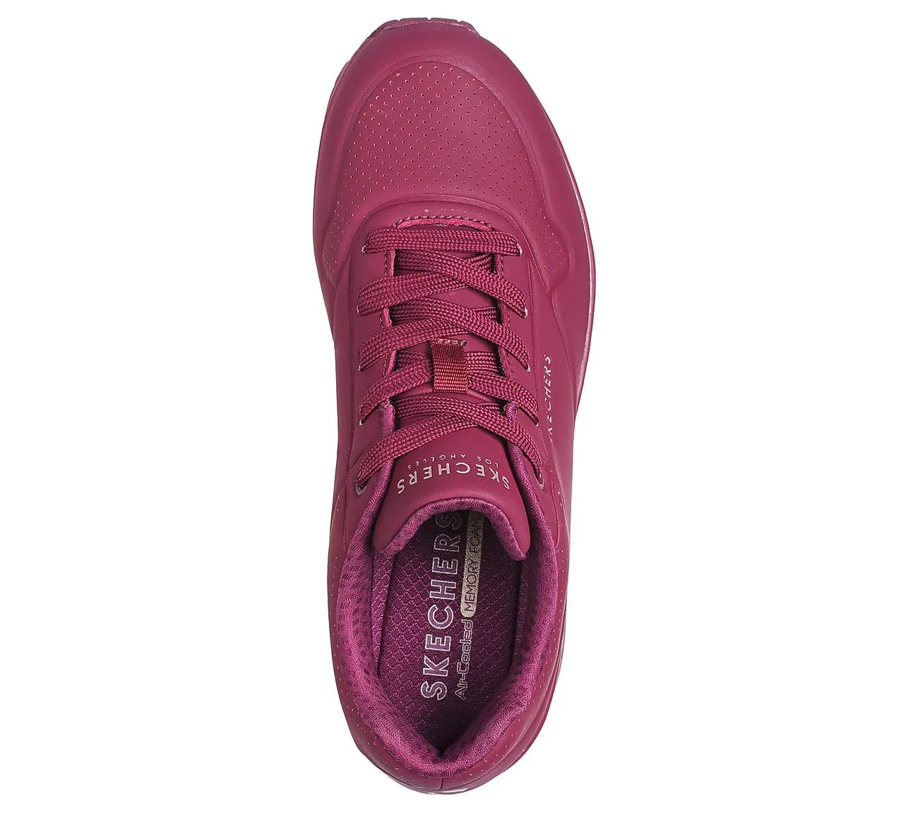 Skechers Uno Stand On Air Scarpe da ginnastica Donna, Plum Durabuck Mesh, 40 EU - immagine 4