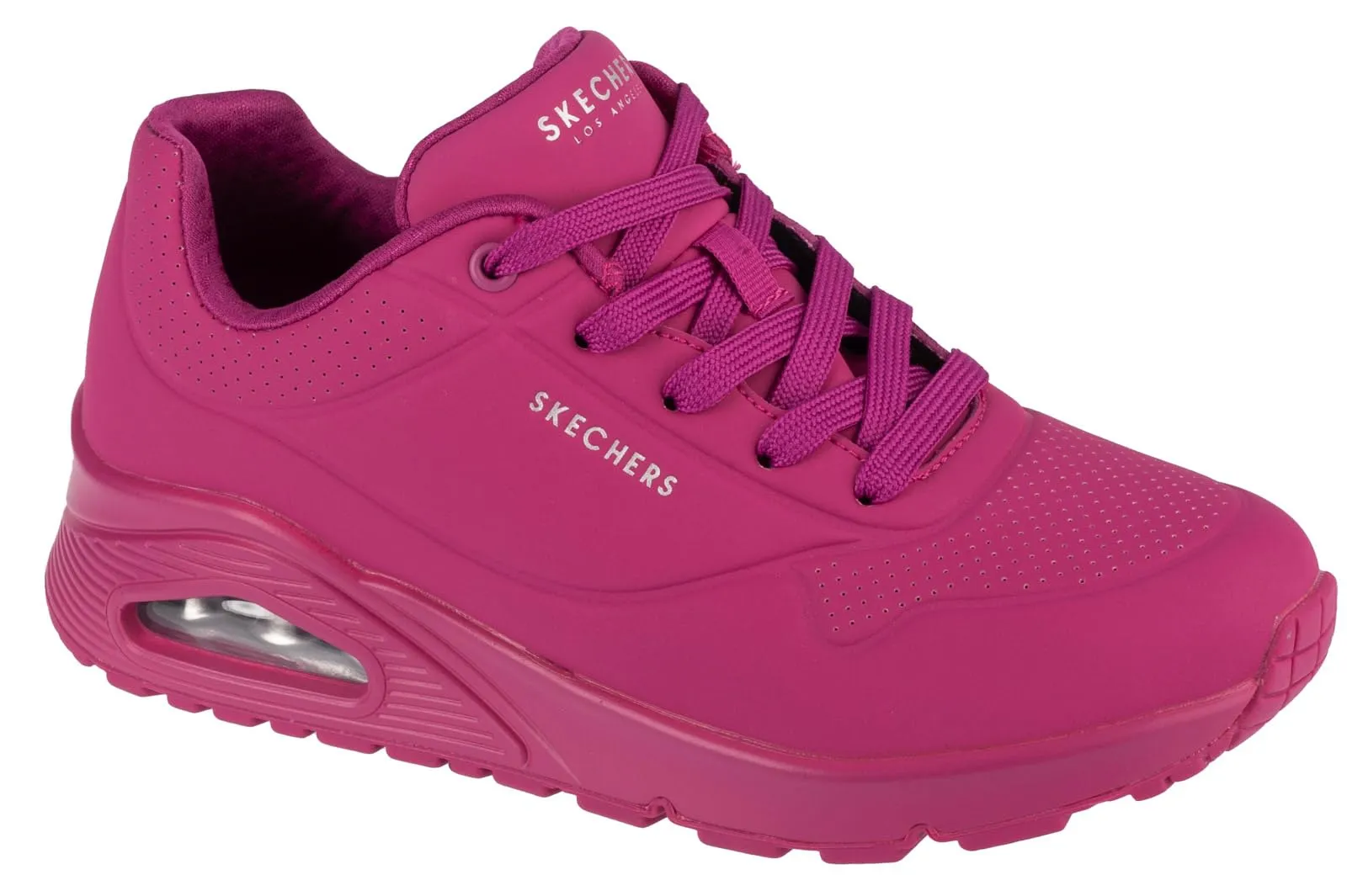 Skechers Uno Stand On Air Scarpe da ginnastica Donna, Magenta Durabuck Mesh, 35 EU - immagine 2