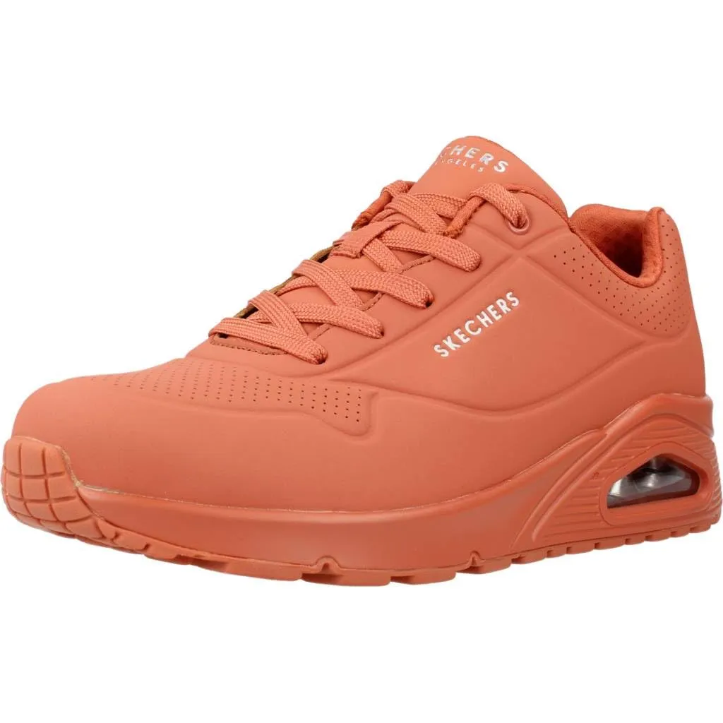 Skechers Uno Stand On Air Scarpe da ginnastica Donna, Rust Durabuck Mesh, 39 EU - immagine 1