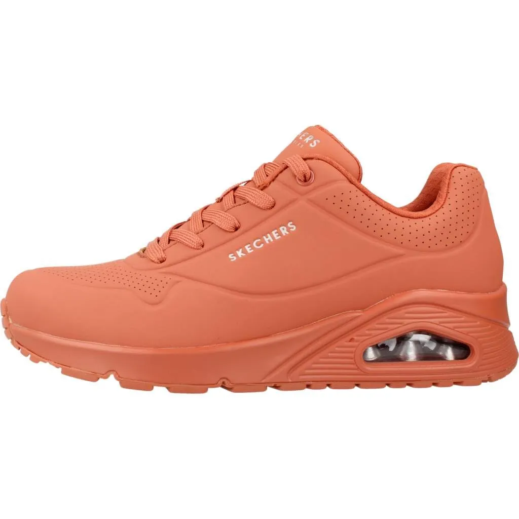 Skechers Uno Stand On Air Scarpe da ginnastica Donna, Rust Durabuck Mesh, 39 EU - immagine 2