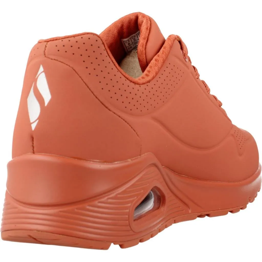 Skechers Uno Stand On Air Scarpe da ginnastica Donna, Rust Durabuck Mesh, 39 EU - immagine 3