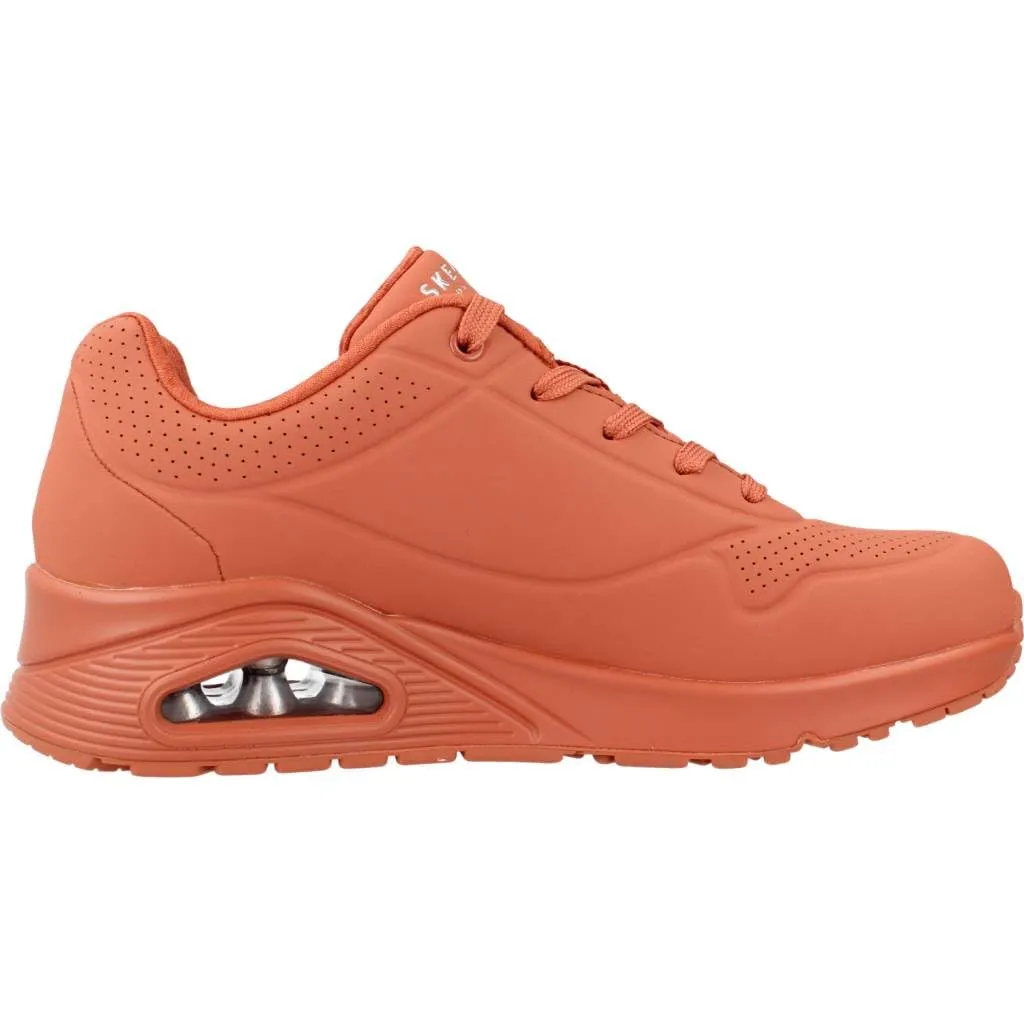 Skechers Uno Stand On Air Scarpe da ginnastica Donna, Rust Durabuck Mesh, 39 EU - immagine 4