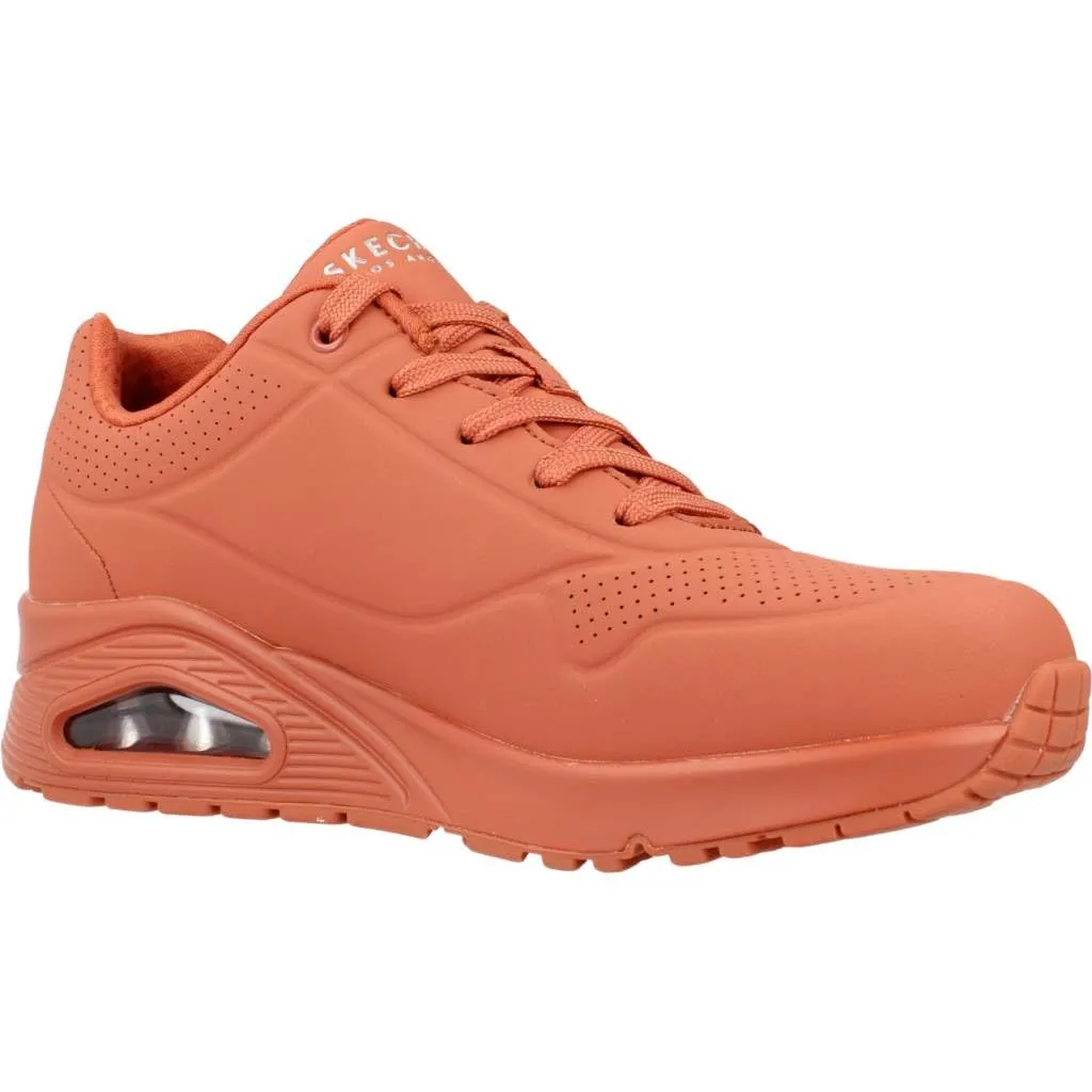 Skechers Uno Stand On Air Scarpe da ginnastica Donna, Rust Durabuck Mesh, 39 EU - immagine 5