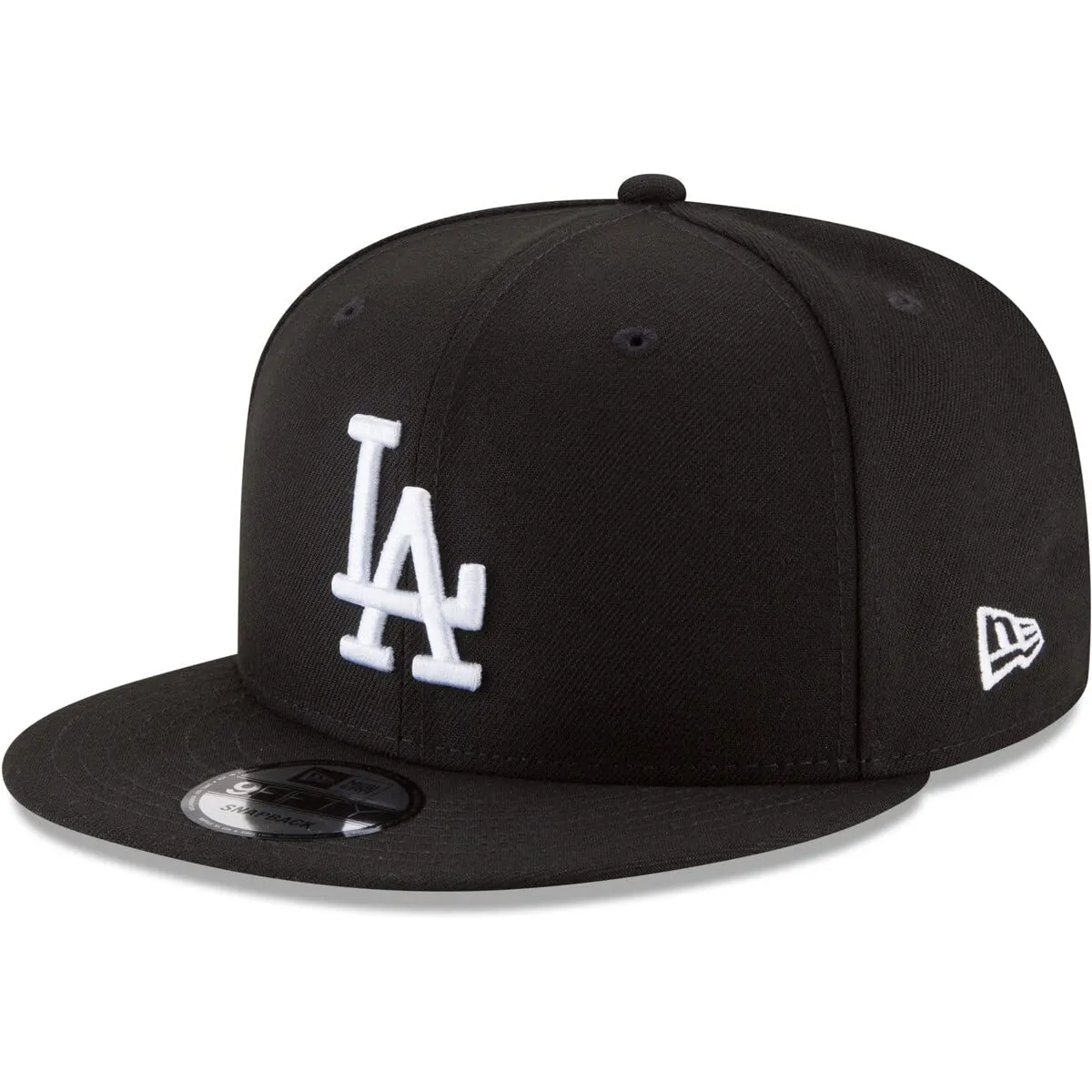 New Era Snapback Los Angeles Dodgers Nero Bianco, Taglia Unica - immagine 1