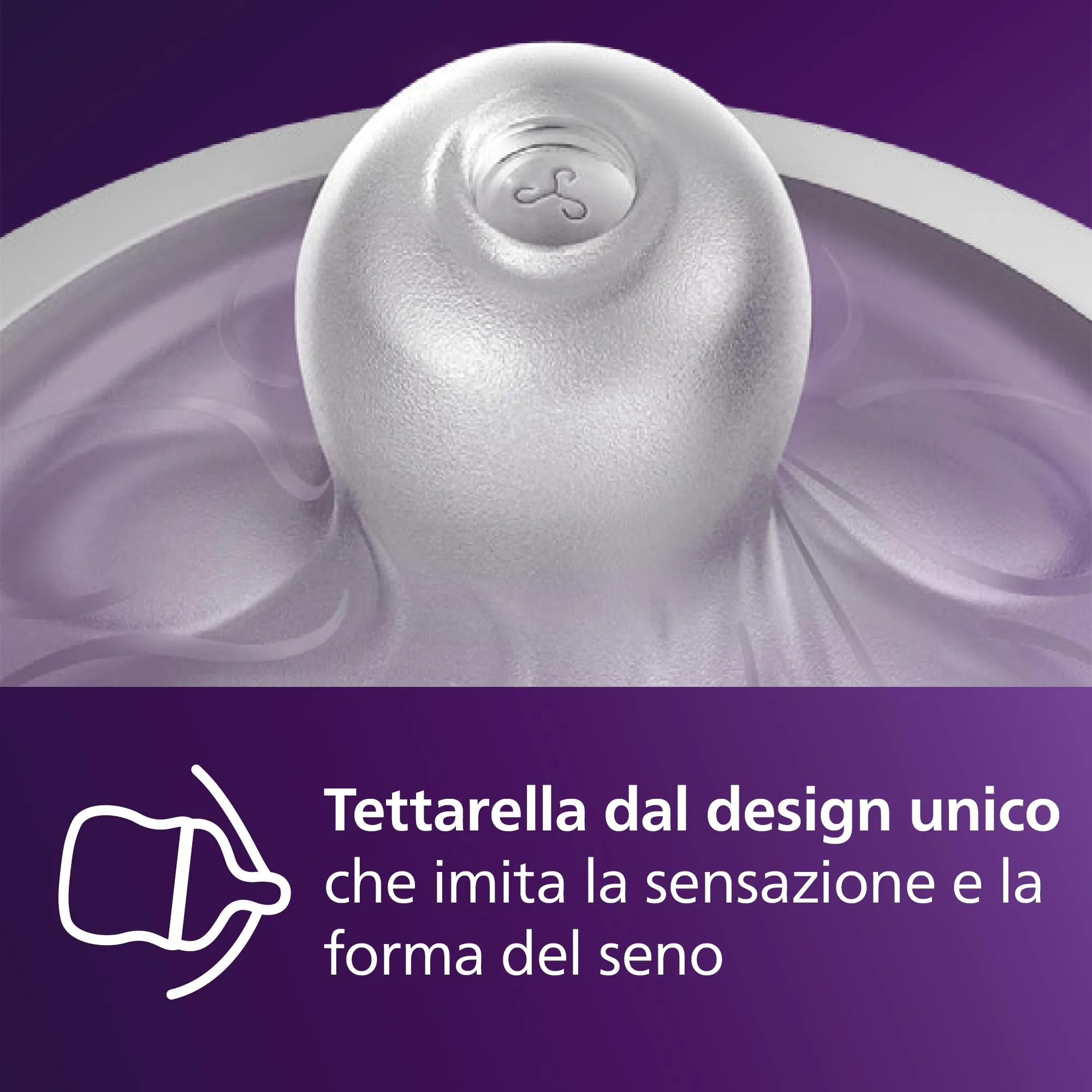 Philips Avent Natural Response Tettarella per biberon, flusso 3, 1 mese+, SCY963/02 (Confezione da 2) - immagine 2