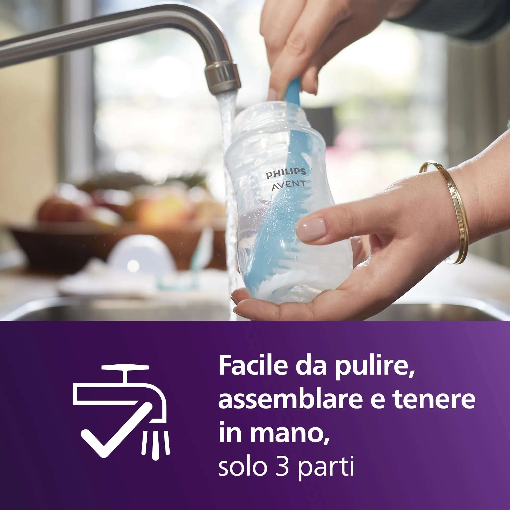 Philips Avent Natural Response Tettarella per biberon, flusso 3, 1 mese+, SCY963/02 (Confezione da 2) - immagine 5