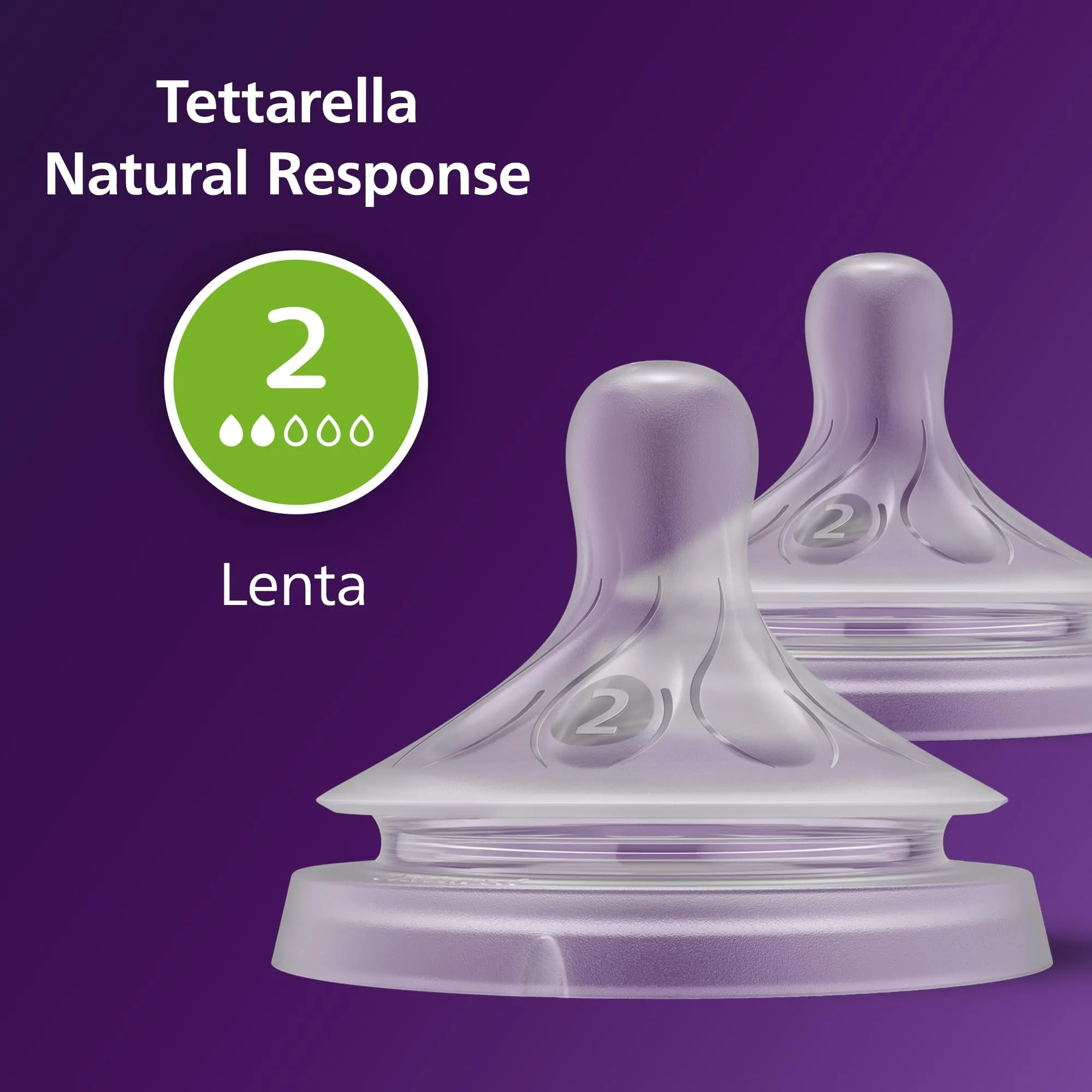 Philips Avent Natural Response Tettarella con valvola anticolica, flusso lento (flusso 2), confezione da 2, SCY962/02 - immagine 6