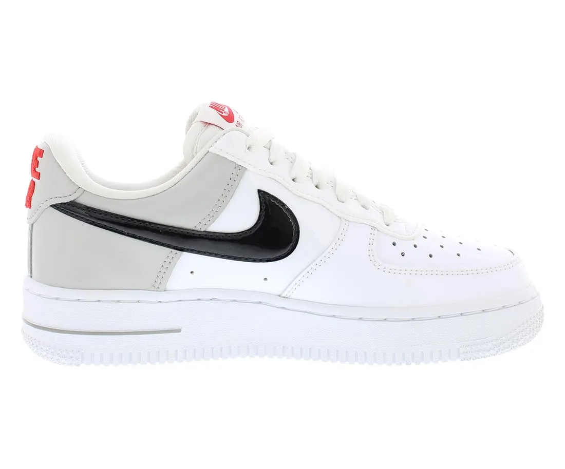 Nike Air Force 1 Scarpe Sportive Donna - Lt Iron Ore/Nero/Bianco - 36.5 EU - immagine 3