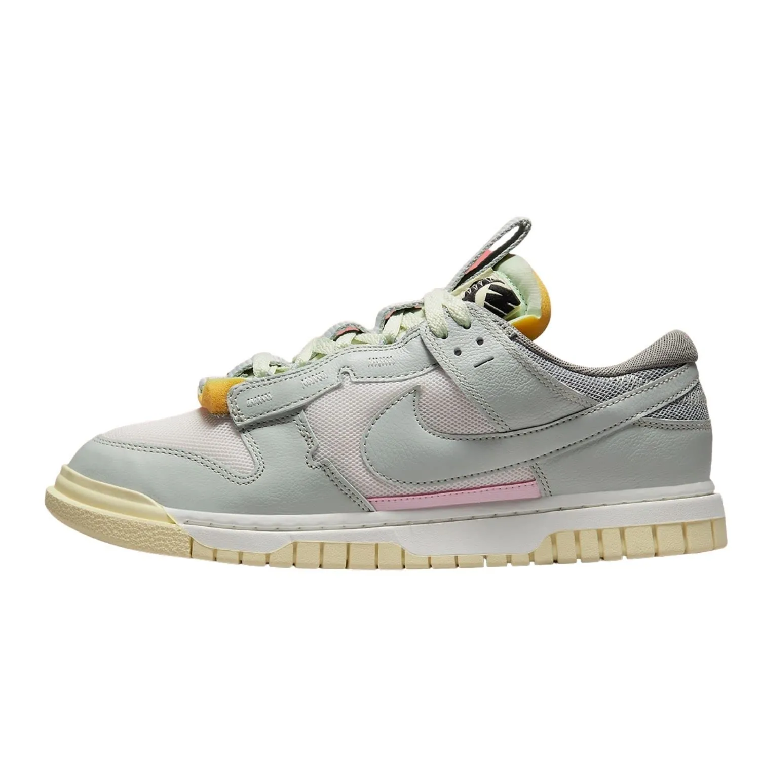 Nike Air Jordan 1 Mid Women's Basketball Shoes - Sail Light Silver Mint Foam - 42 EU - immagine 1