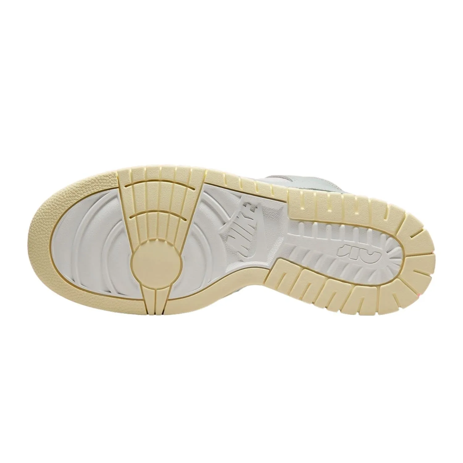 Nike Air Jordan 1 Mid Women's Basketball Shoes - Sail Light Silver Mint Foam - 42 EU - immagine 5