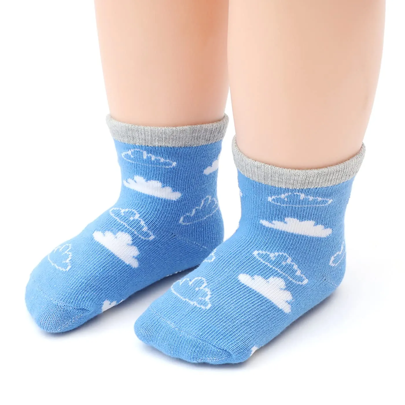 HaimoBurg Calze Antiscivolo in Cotone per Bambini 1-5 Anni, 12 Paia - immagine 4