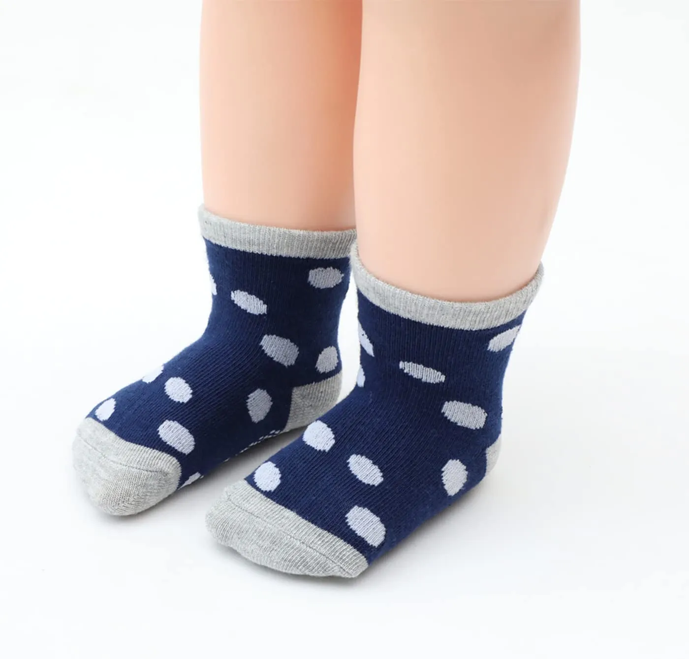 HaimoBurg Calze Antiscivolo in Cotone per Bambini 1-5 Anni, 12 Paia - immagine 6