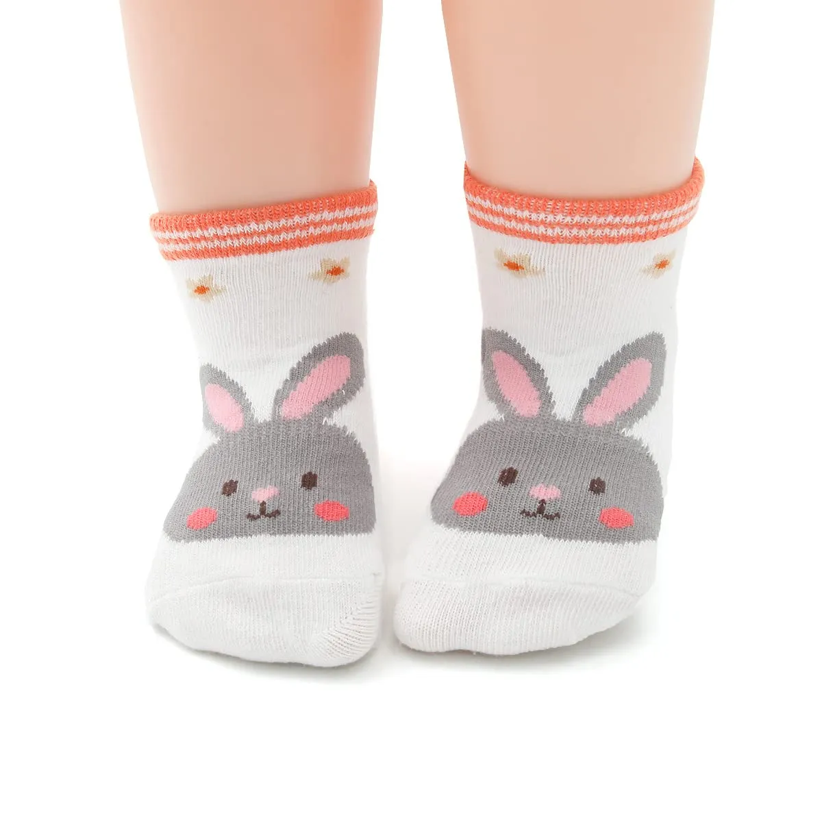 HaimoBurg Calze Antiscivolo in Cotone per Bambini da 1 a 5 Anni, 12 Paia - immagine 4