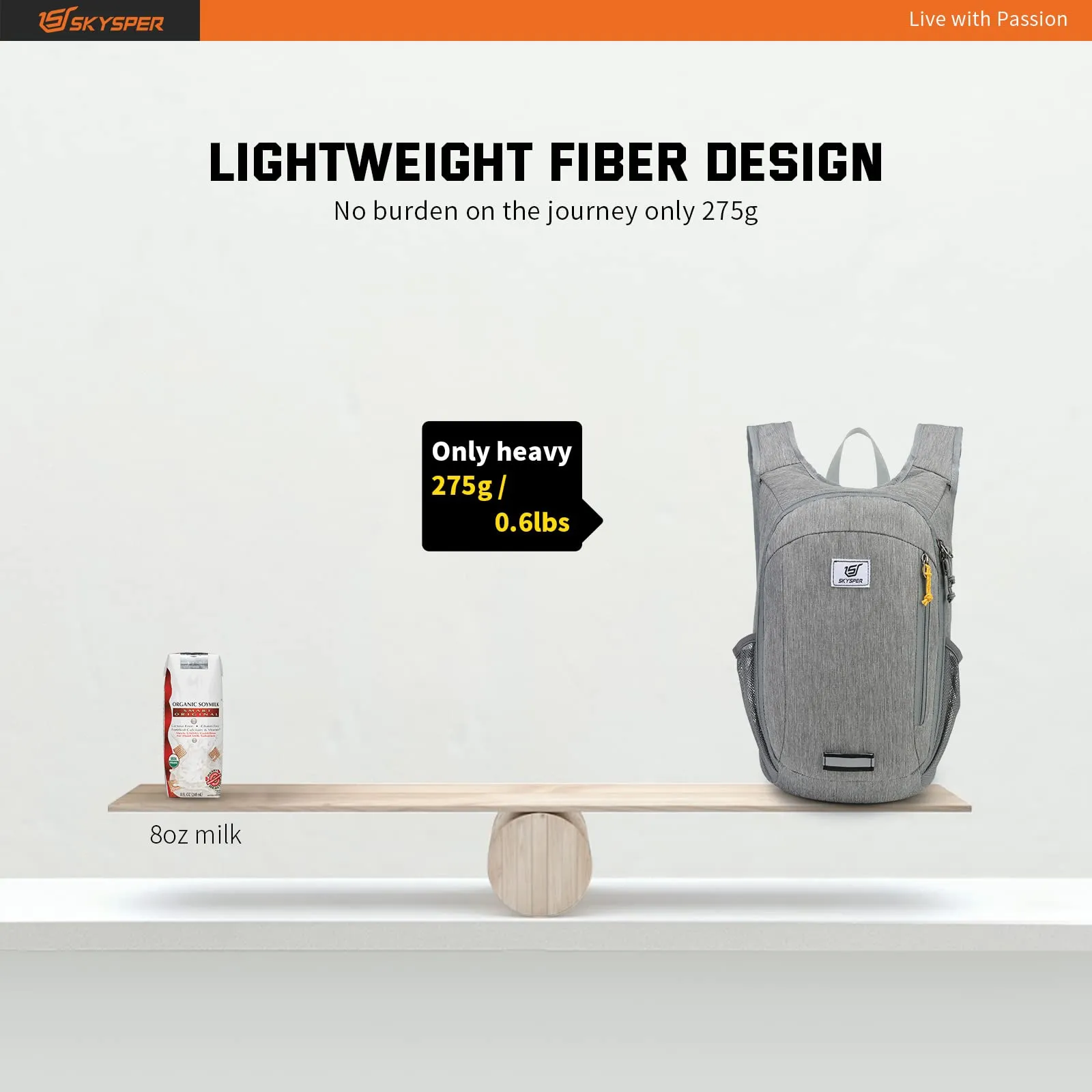 SKYSPER Zaino Leggero Pieghevole 10L - immagine 2