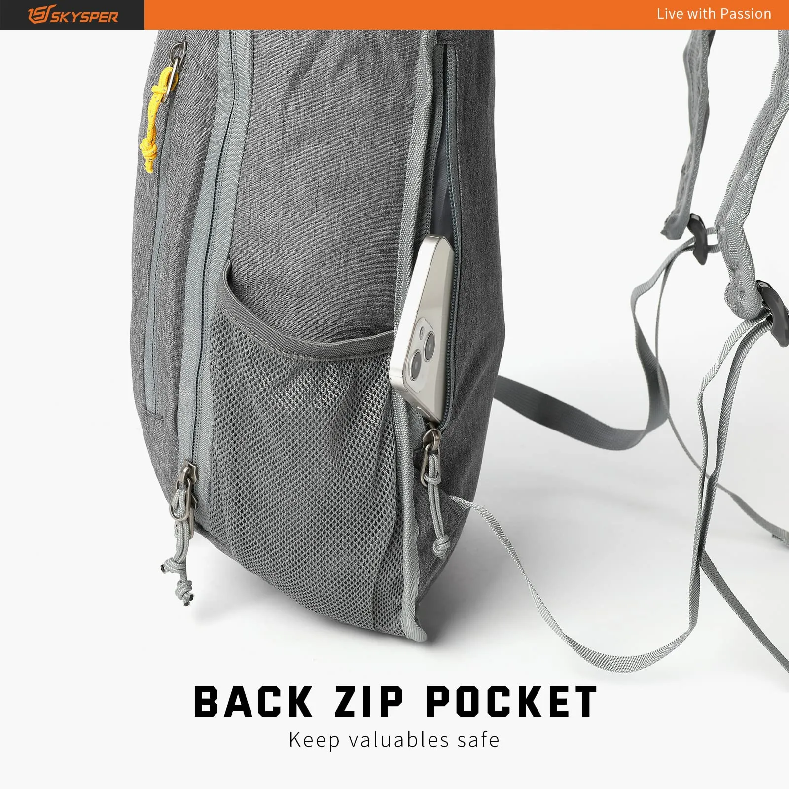 SKYSPER Zaino Leggero Pieghevole 10L - immagine 7