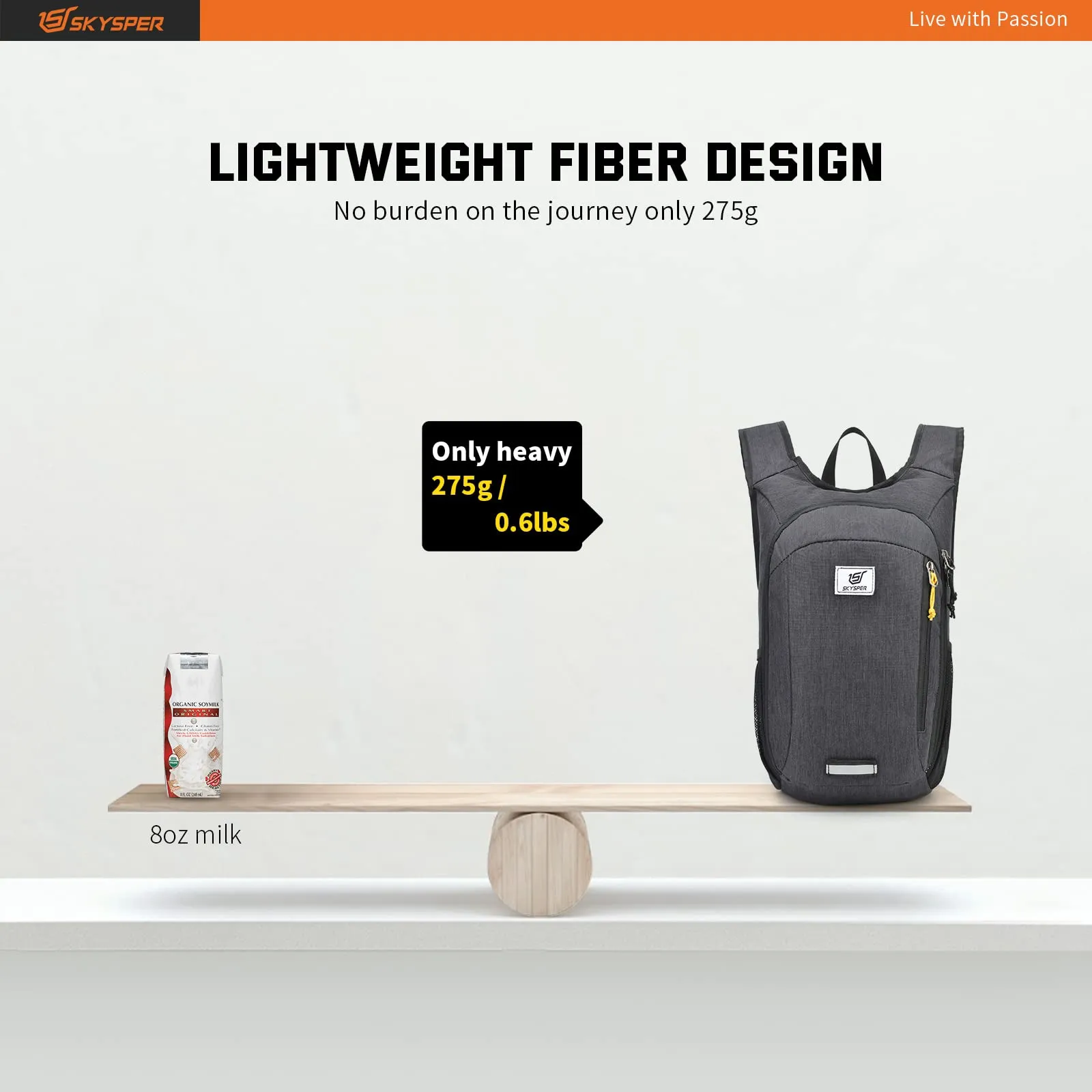 SKYSPER Zaino Leggero Pieghevole 10L - immagine 2