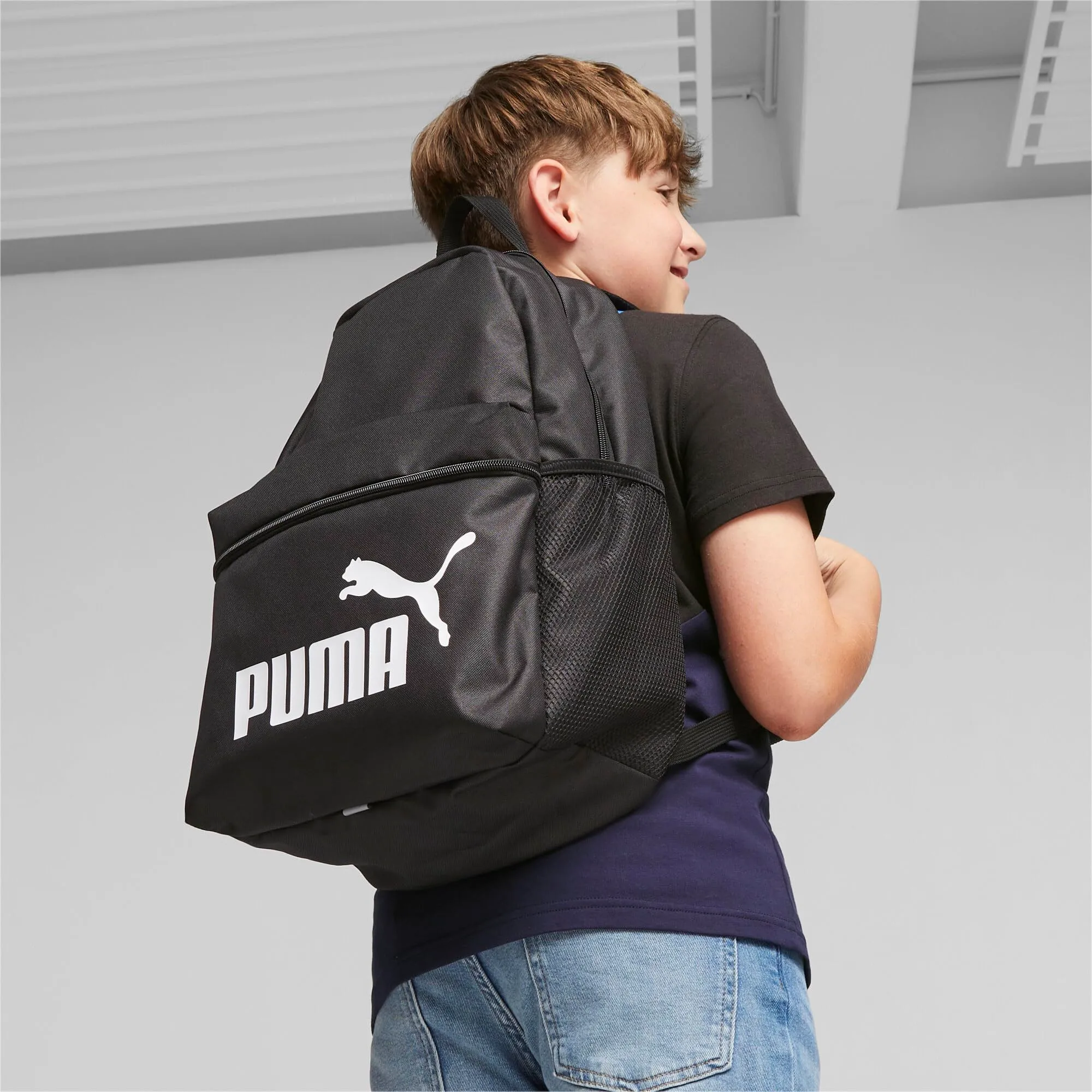 Puma Phase Backpack, Black, One Size, Kids and Teens - immagine 2