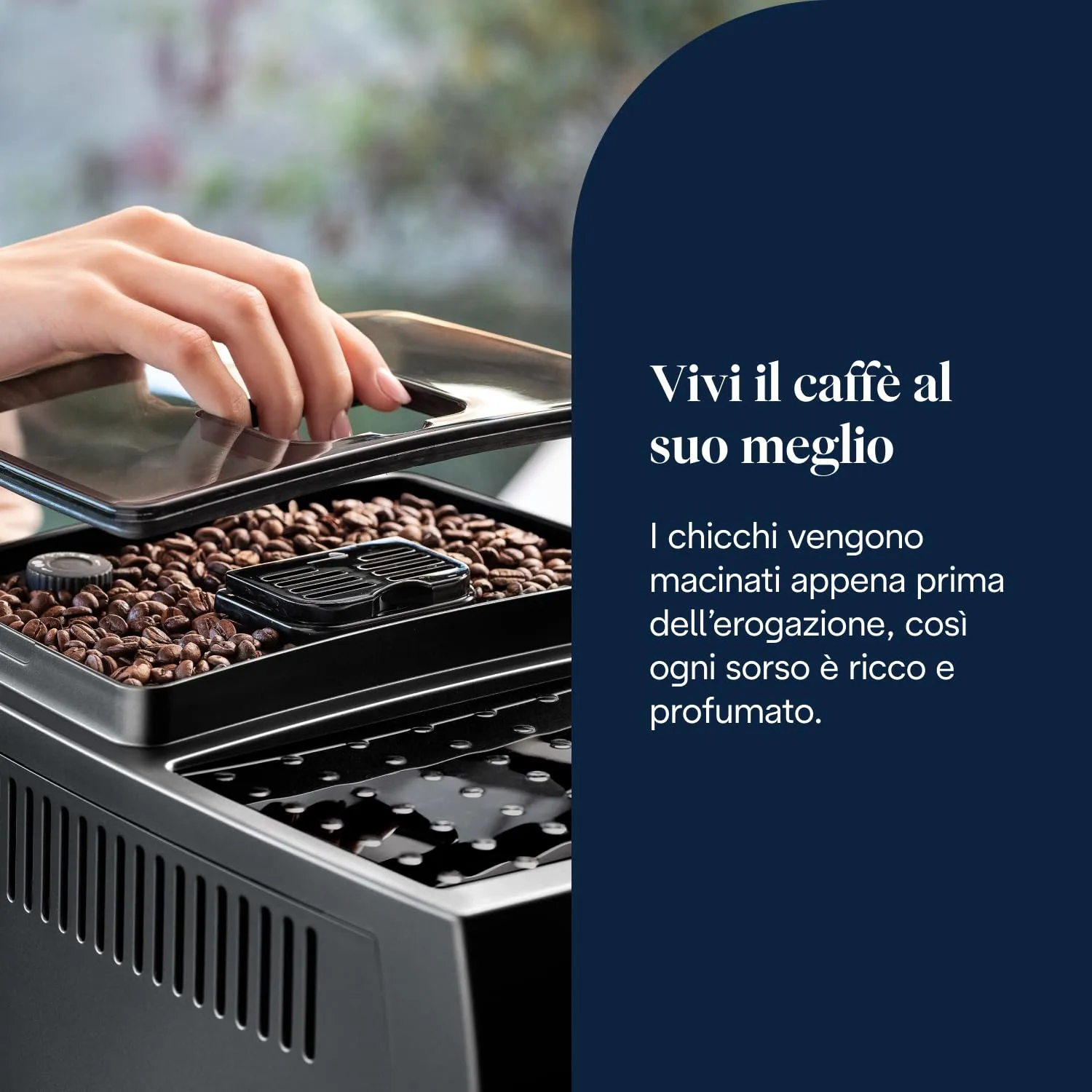 De'Longhi Perfetto Magnifica S ECAM11.112.B Macchina da caffè Automatica per Espresso e Cappuccino - immagine 4