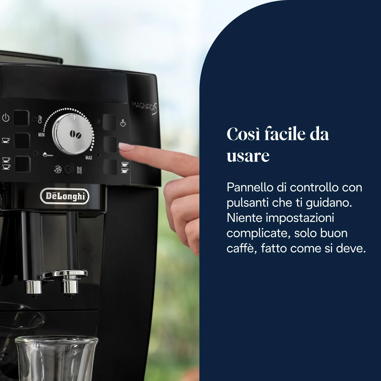 De'Longhi Perfetto Magnifica S ECAM11.112.B Macchina da caffè Automatica per Espresso e Cappuccino - immagine 6