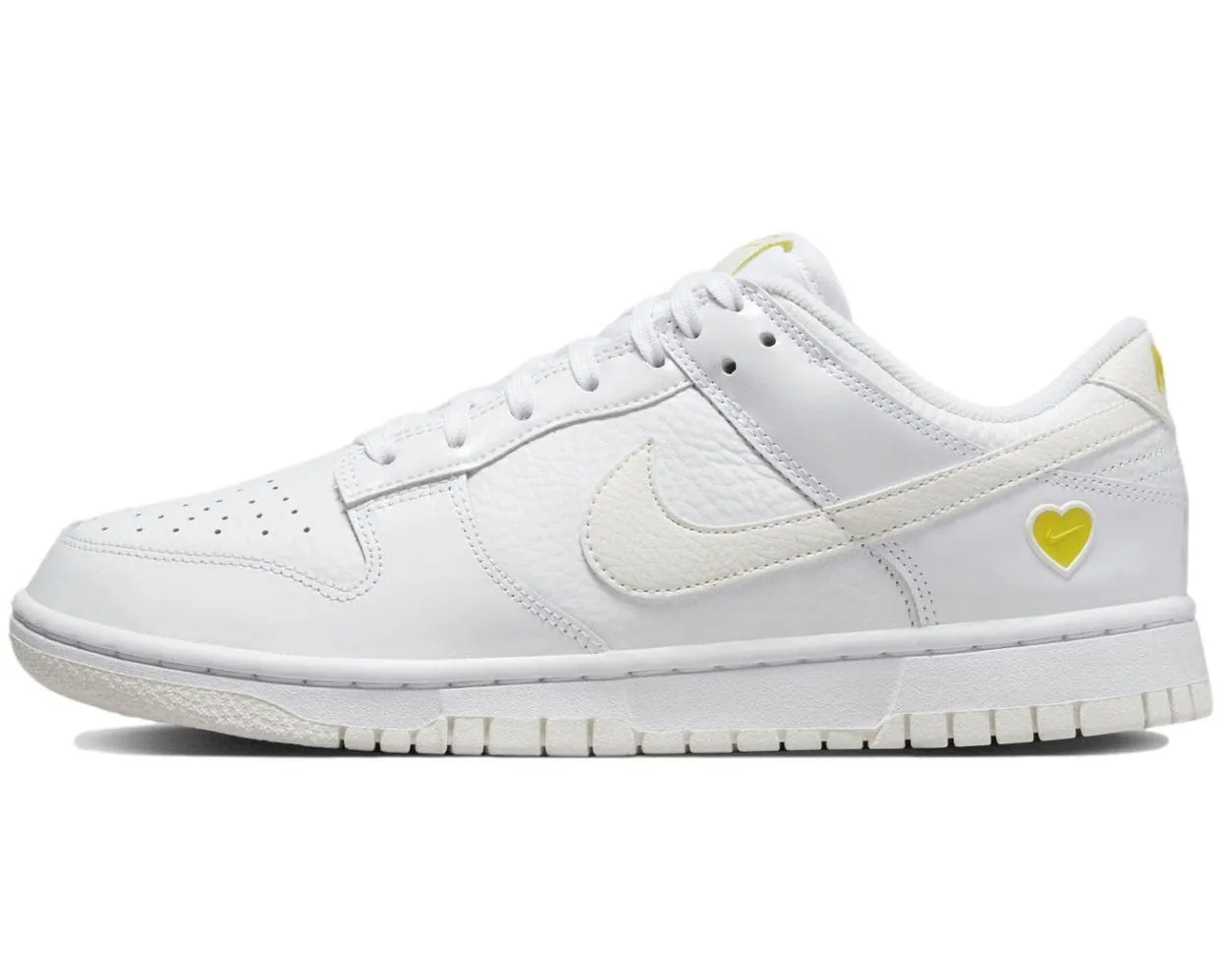 Nike W Dunk Low, Bianco Sail Opti Giallo, 40 EU - immagine 1