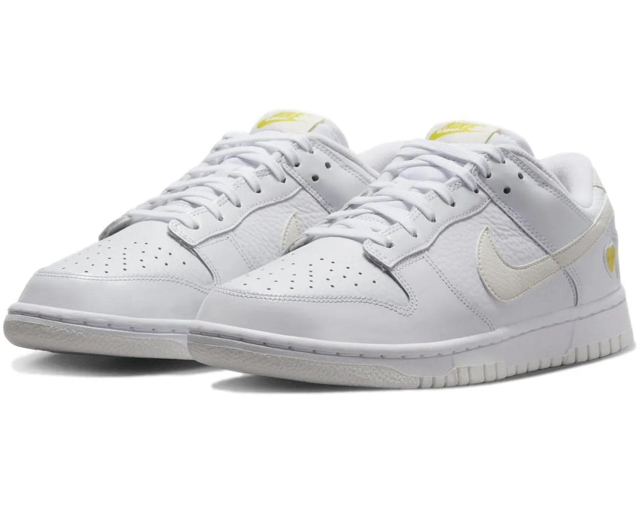 Nike W Dunk Low, Bianco Sail Opti Giallo, 40 EU - immagine 3