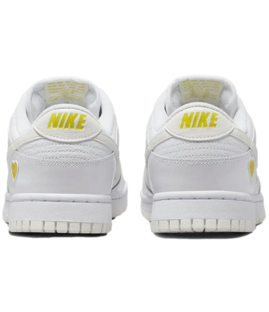 Nike W Dunk Low, Bianco Sail Opti Giallo, 40 EU - immagine 4