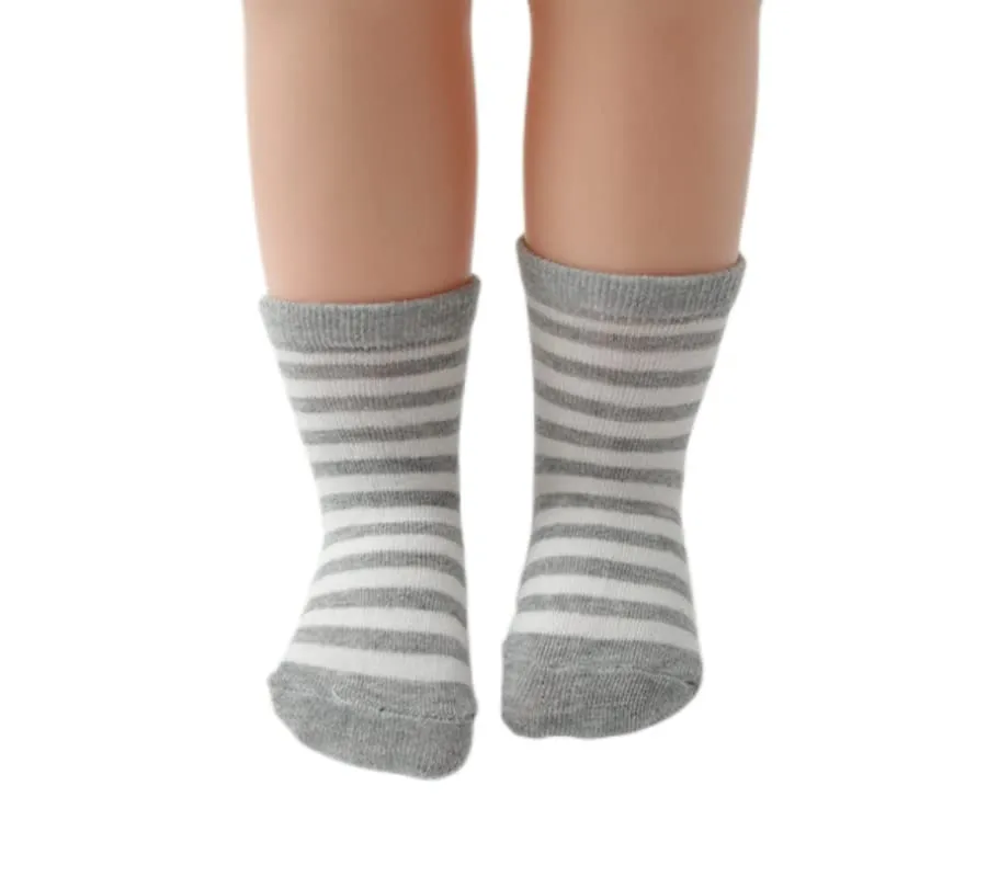 HaimoBurg Calze Antiscivolo in Cotone per Bambini 1-5 Anni, 12 Paia - immagine 3