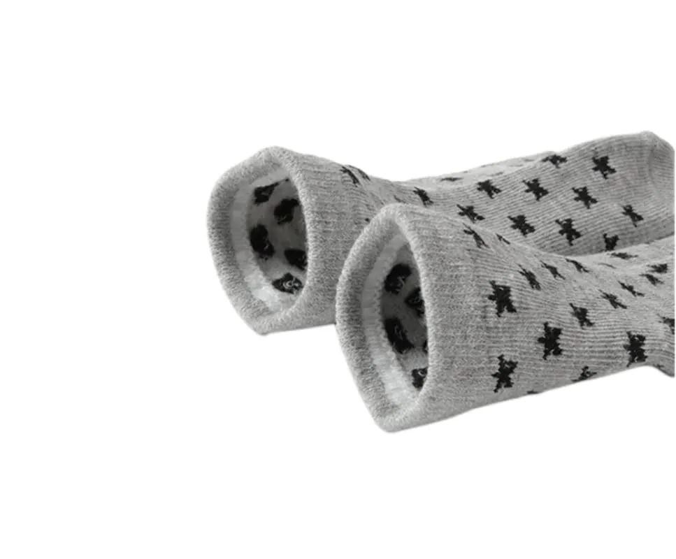HaimoBurg Calze Antiscivolo in Cotone per Bambini 1-5 Anni, 12 Paia - immagine 4