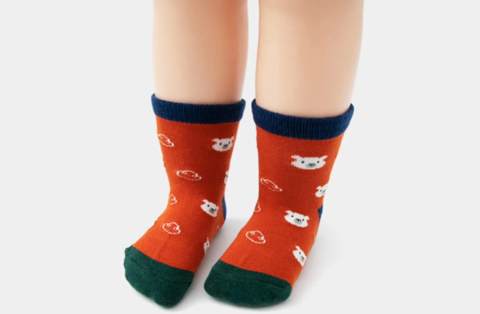HaimoBurg Calze Antiscivolo in Cotone per Bambini 1-5 Anni, 12 Paia - immagine 7