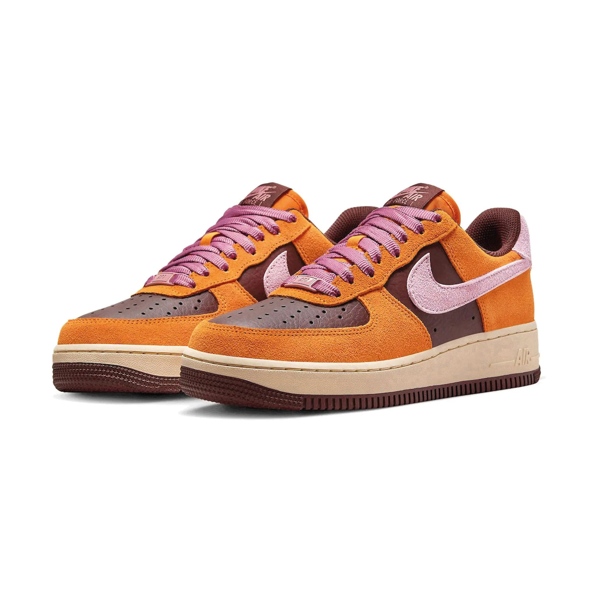 Nike Air Force 1'07 Donna DZ5629 800 Magma Orange Elemental Pink - immagine 1
