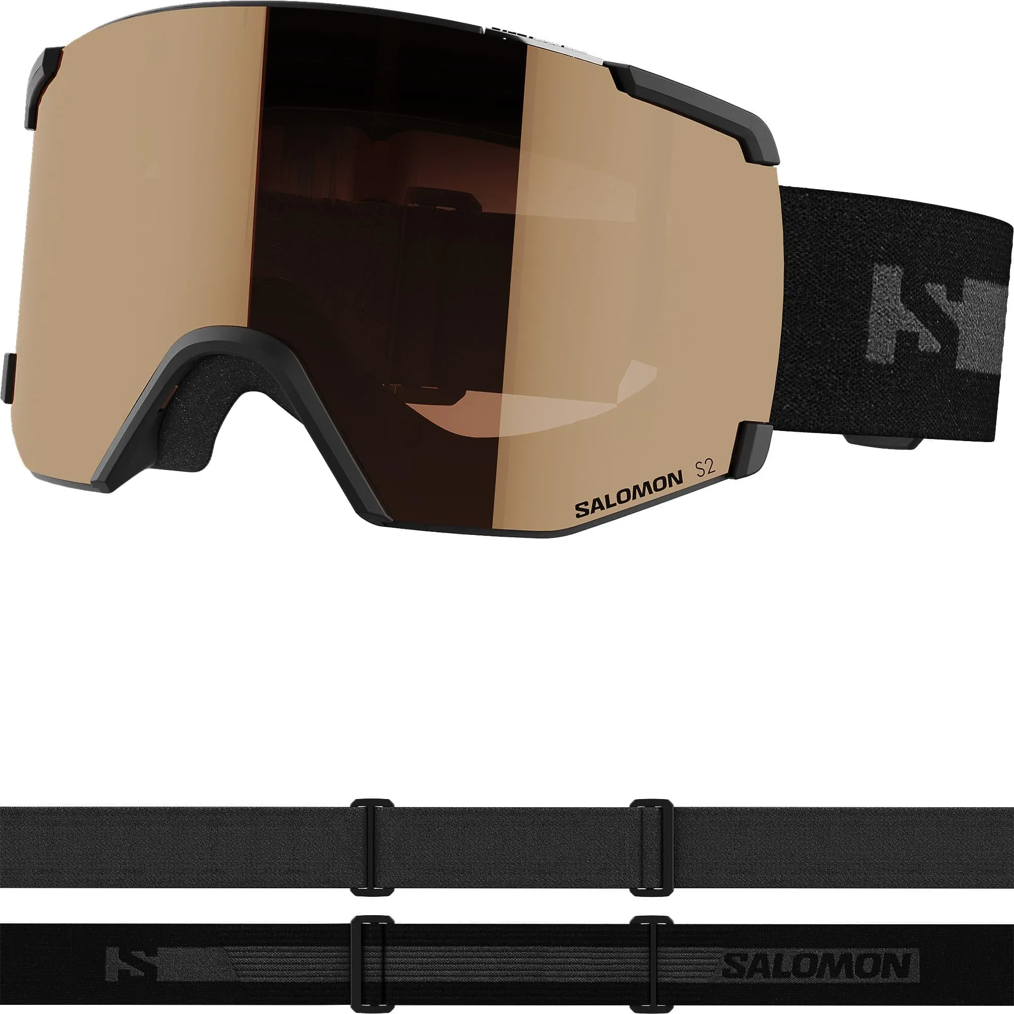 Salomon S/view Access Unisex Ski and Snowboard Goggles, Black - immagine 1