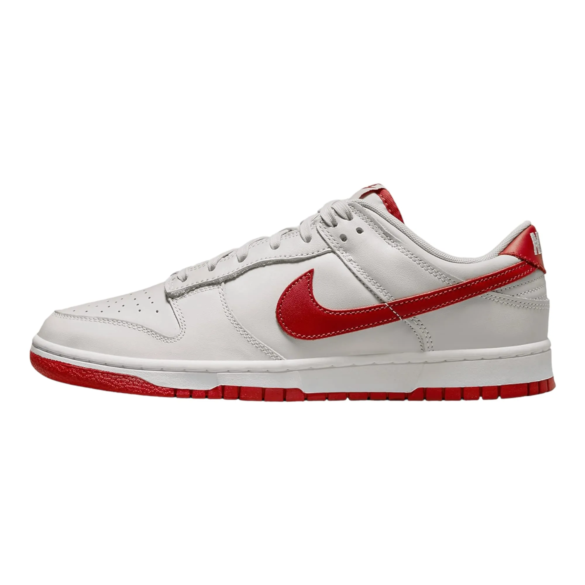 Nike Dunk Low Vast Grey Varsity Red White 46 EU - immagine 1