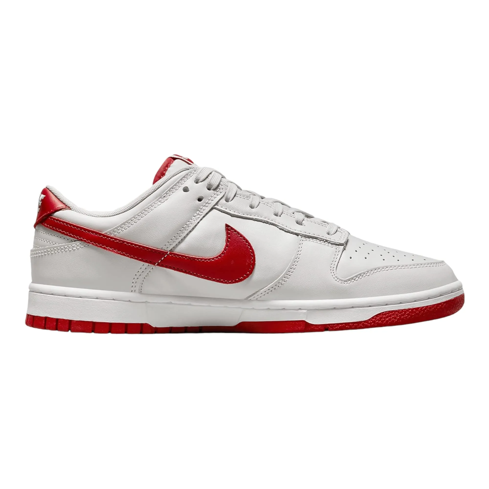 Nike Dunk Low Vast Grey Varsity Red White 46 EU - immagine 2