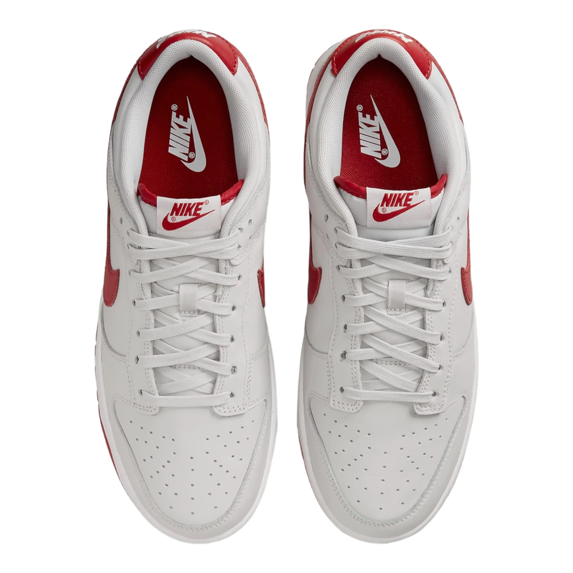 Nike Dunk Low Vast Grey Varsity Red White 46 EU - immagine 4