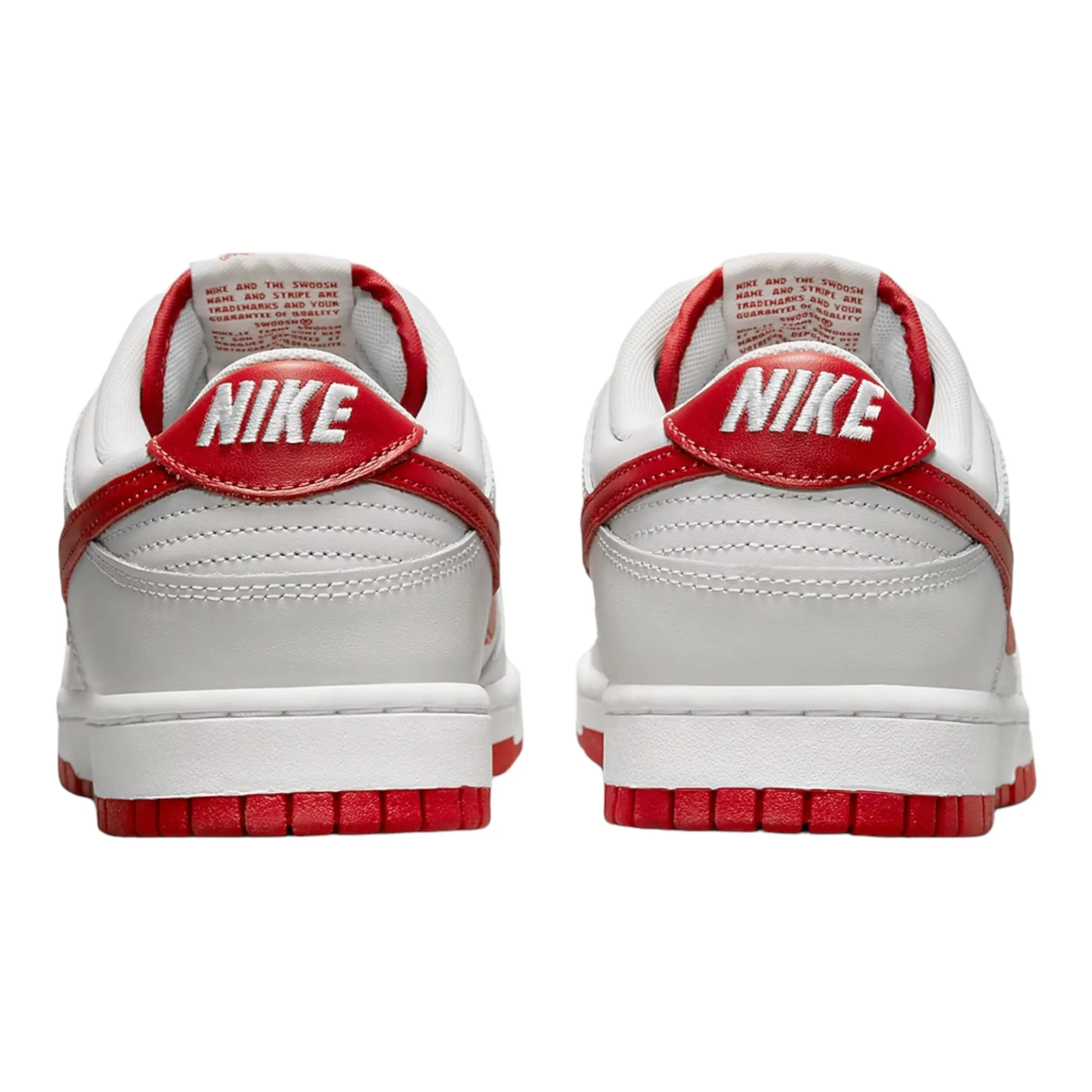 Nike Dunk Low Vast Grey Varsity Red White 46 EU - immagine 5