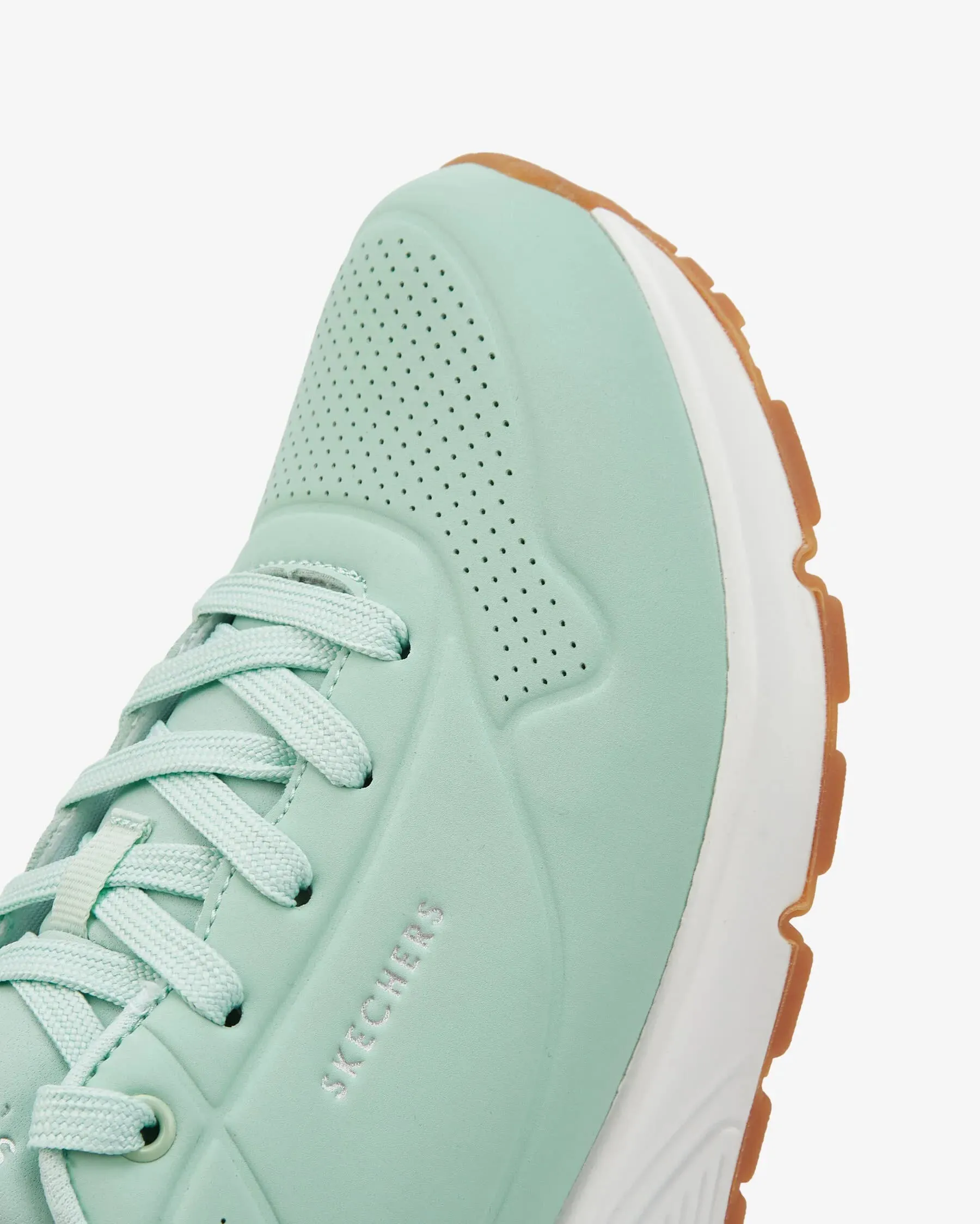 Skechers Uno Stand On Air Scarpe da ginnastica Donna, Mint Durabuck Mesh, 45 EU - immagine 8
