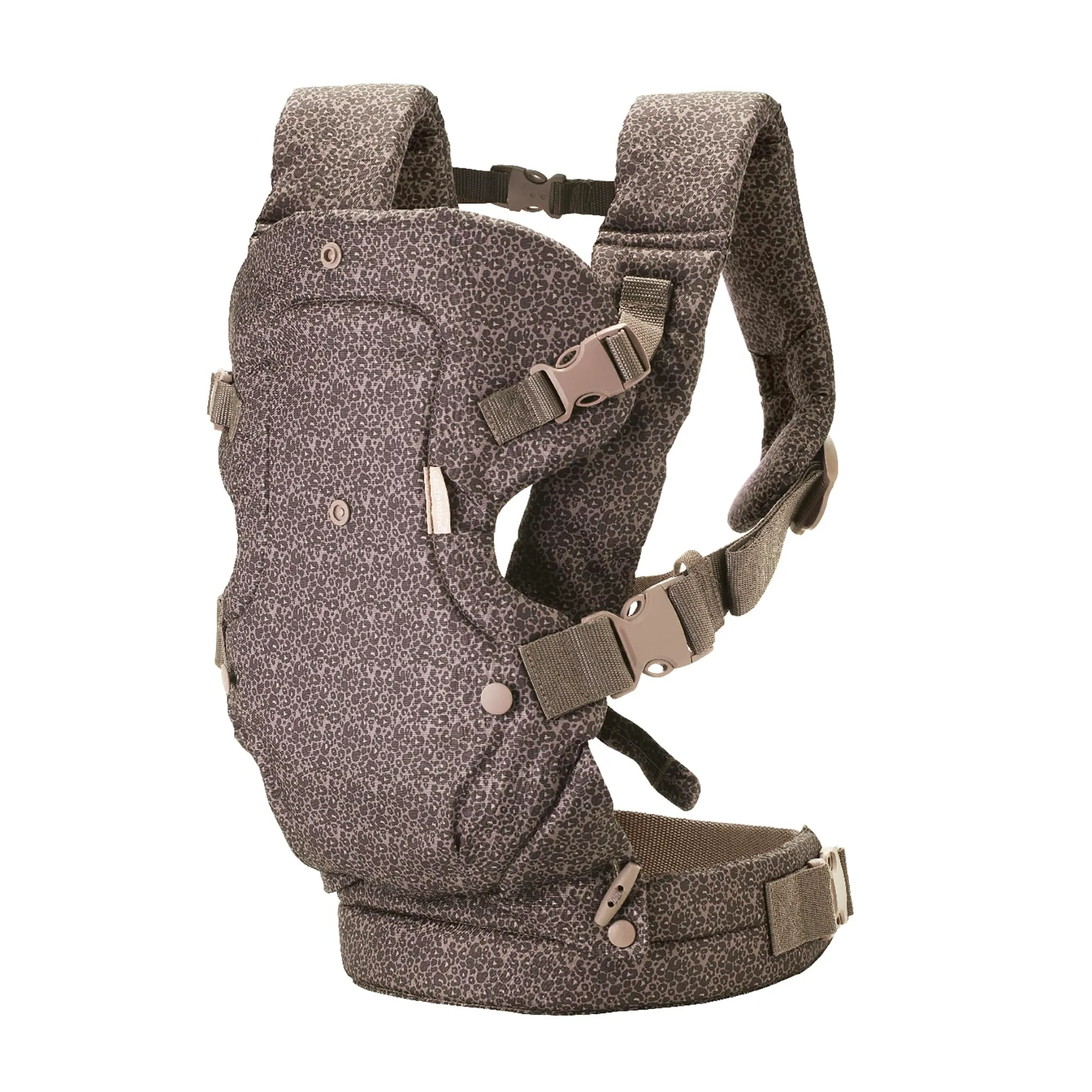 Infantino Flip Advanced 4-in-1 Ergonomic Baby Carrier, 3.6 to 14.5 kg, Leopard - immagine 7