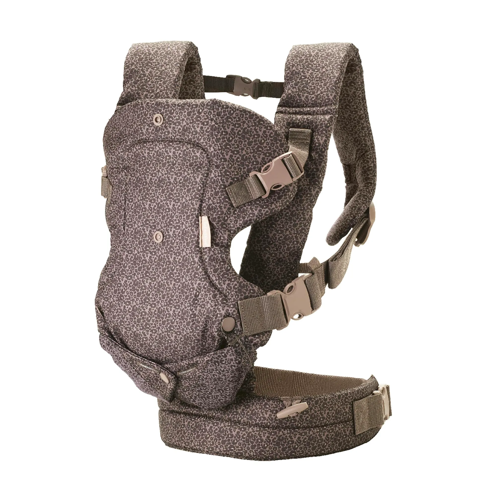 Infantino Flip Advanced 4-in-1 Ergonomic Baby Carrier, 3.6 to 14.5 kg, Leopard - immagine 8