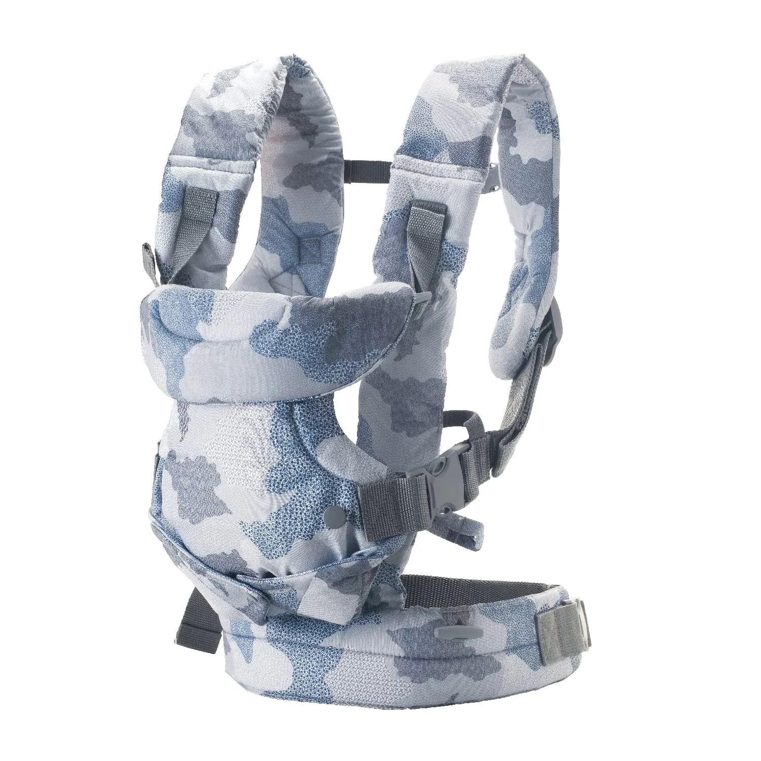 Infantino Flip Advanced Marsupio 4-in-1 Ergonomico, 3.6-14.5 kg, Mimetico Blu - immagine 10