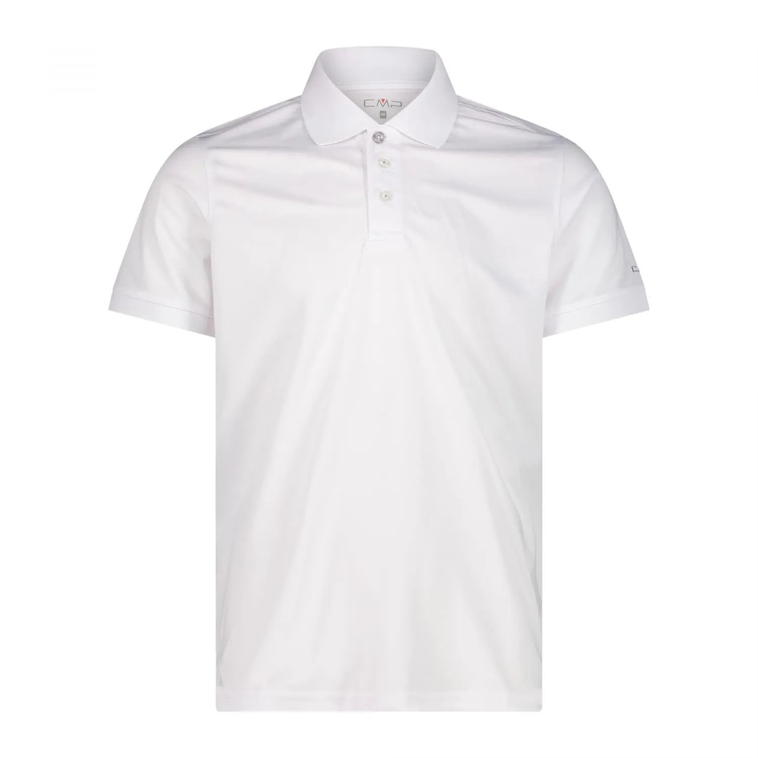 CMP Polo da Uomo, Bianco Grigio, 56 - immagine 1