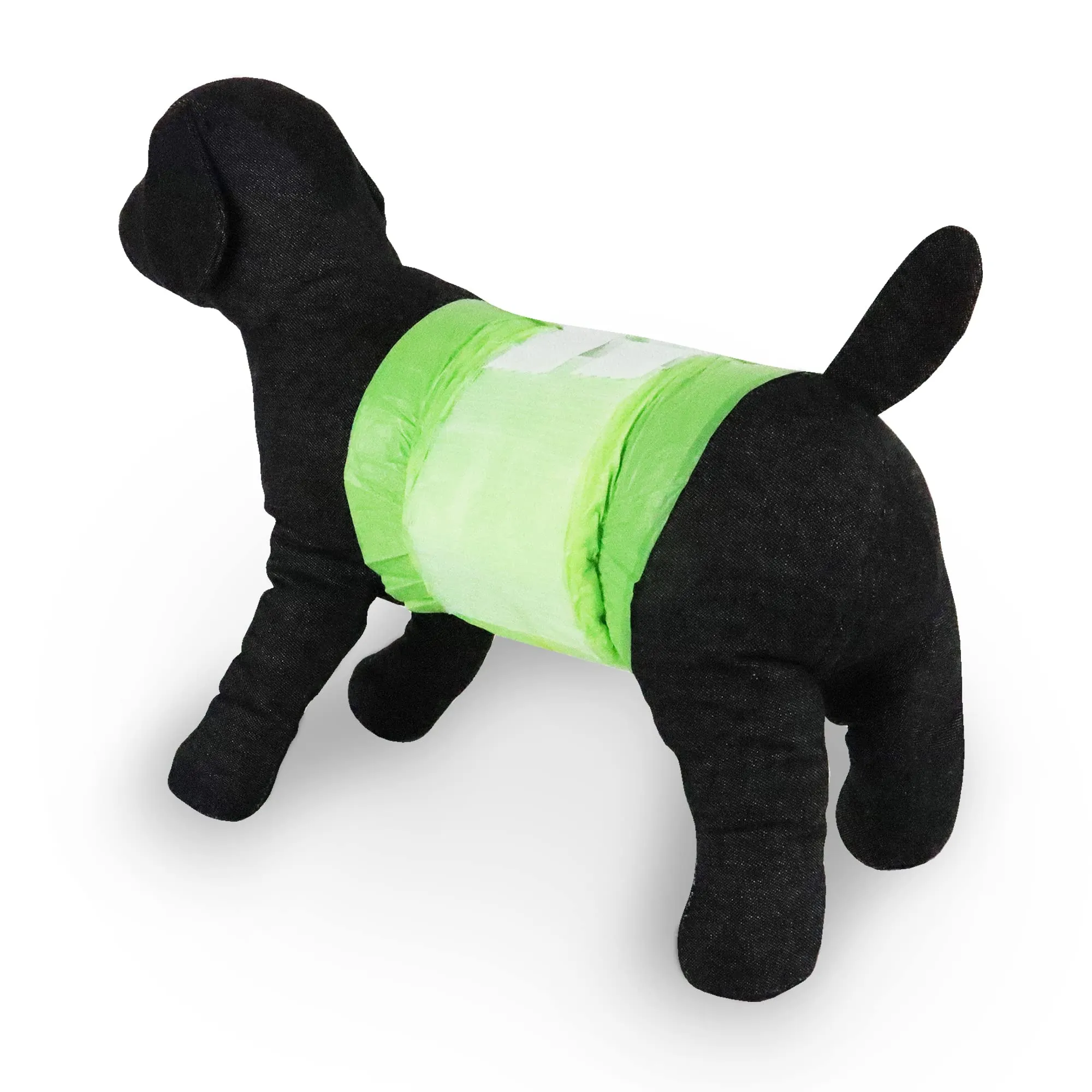 Croci Dog Nappy Eco - Fascia Assorbente Biodegradabile per Cani Maschi, Taglia XL, 60-85 cm, 12 pz - immagine 2